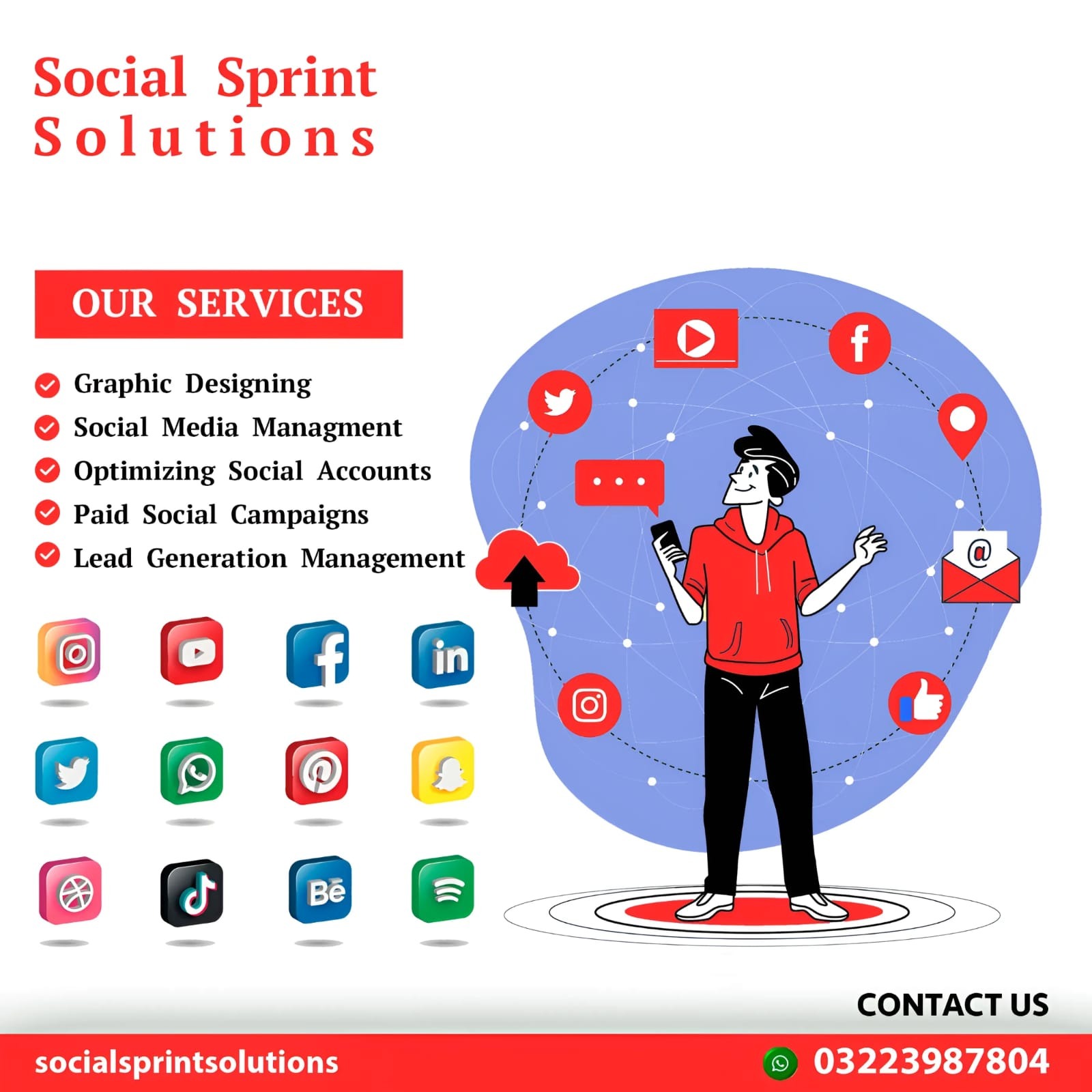 Social Sprint Solutions Facebook ad: Social Sprint Solutions