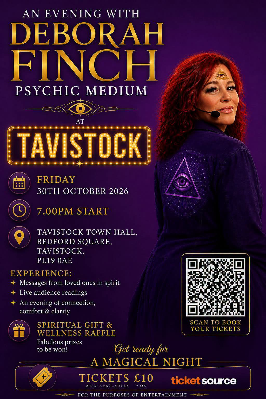 Deborah Finch psychic medium Facebook ad: Deborah Finch psychic medium - a modern approach tour…