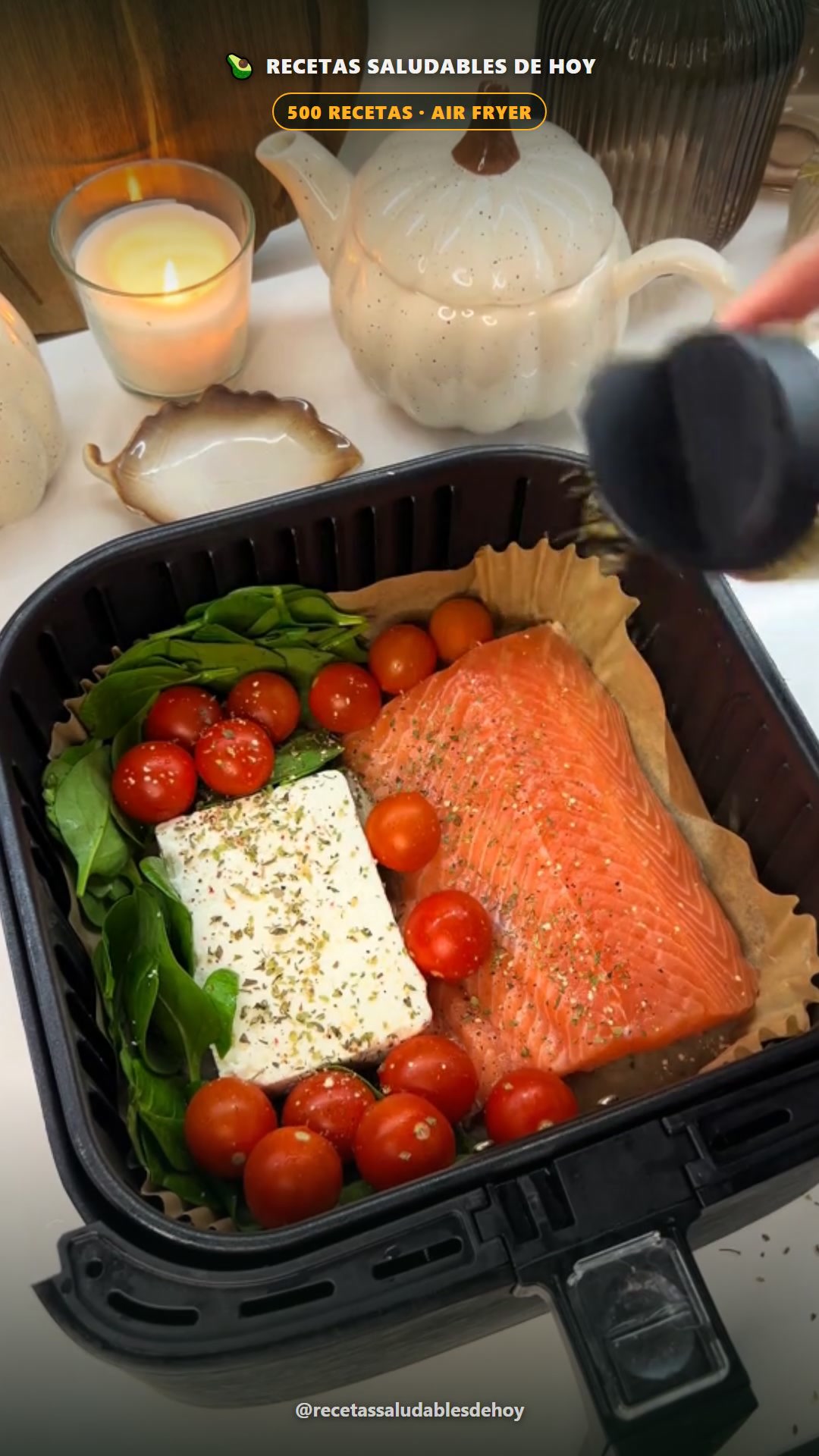 Recetas Saludables de Hoy Facebook ad: Del súper a la mesa en 15 minutos, con un solo cacharro