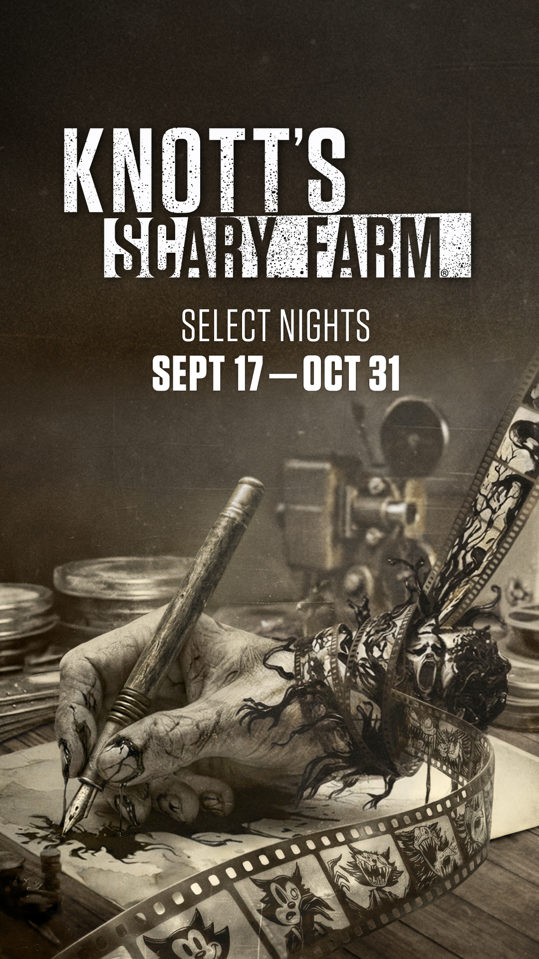 Knott's Berry Farm Facebook ad: UNEARTHED - All New Maze