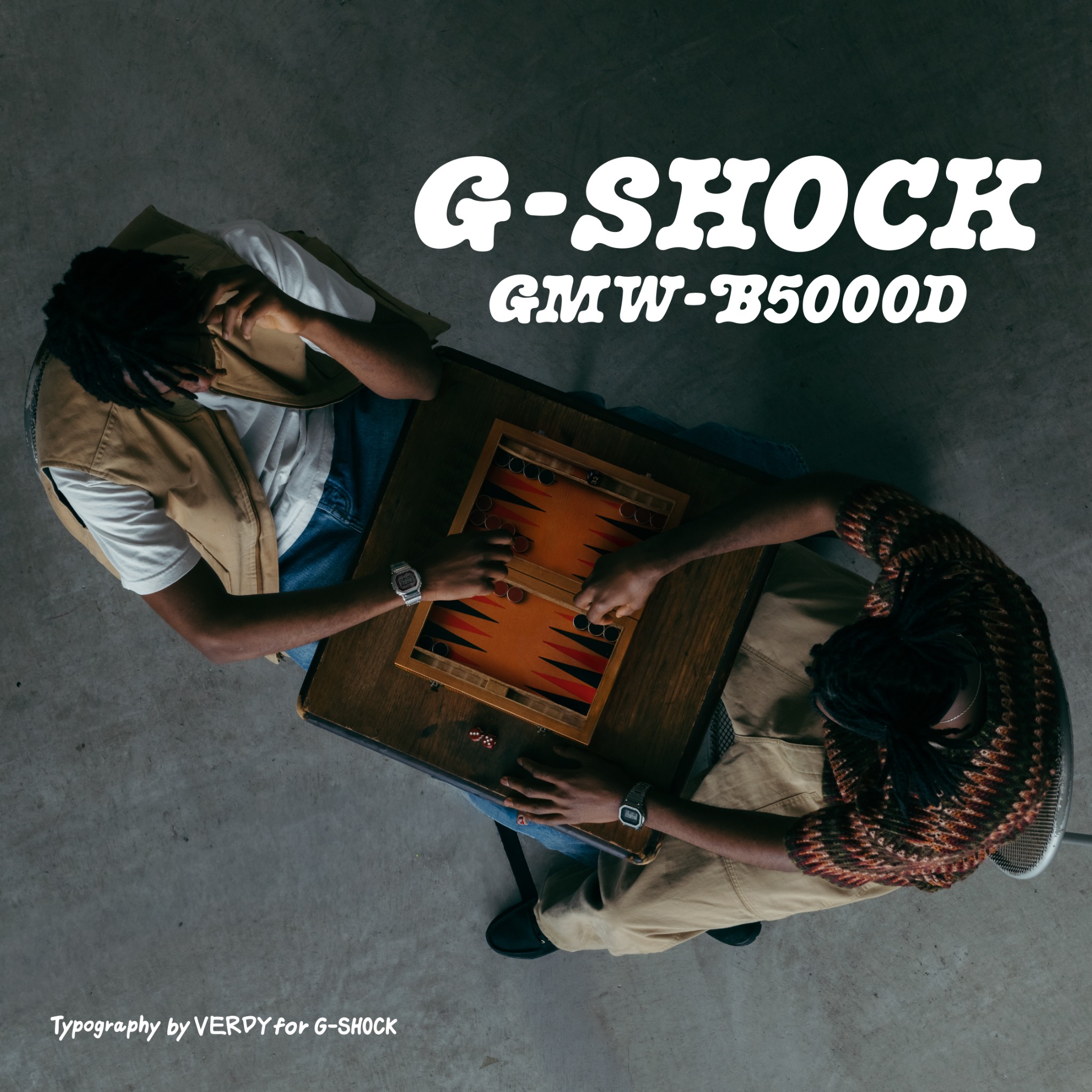 CASIO G-SHOCK Facebook ad: Stainless steel case, bezel and band.