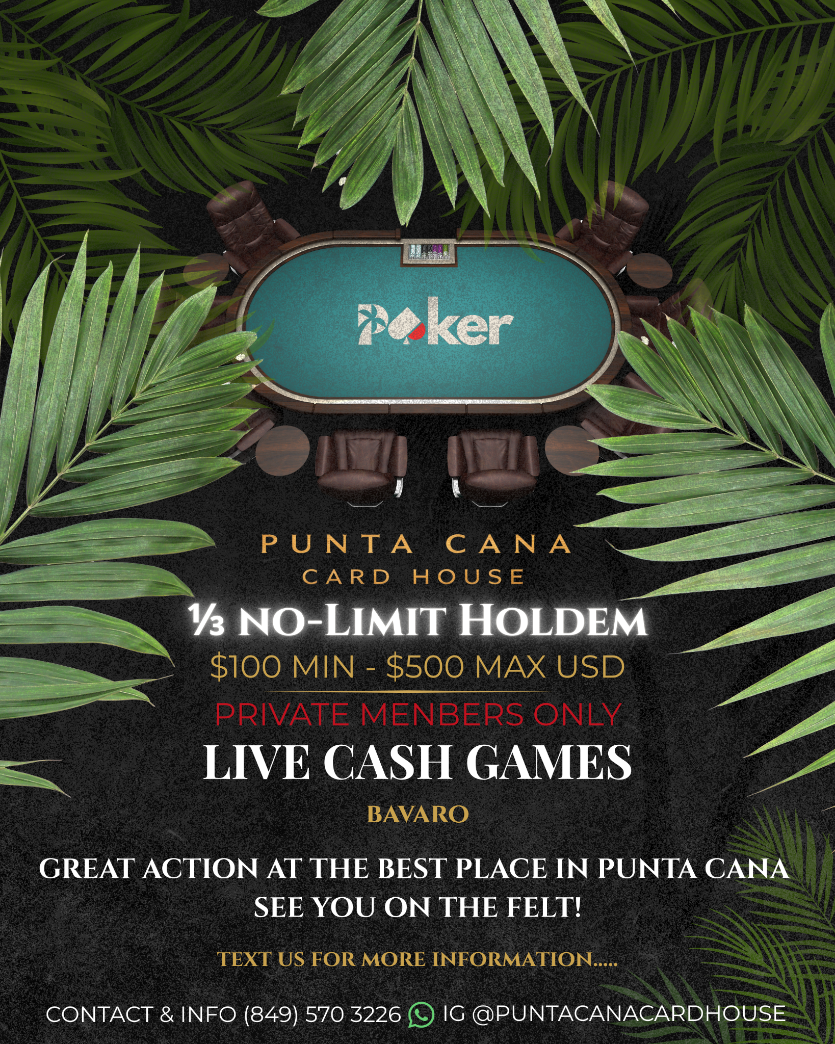 Punta Cana Card House Facebook ad