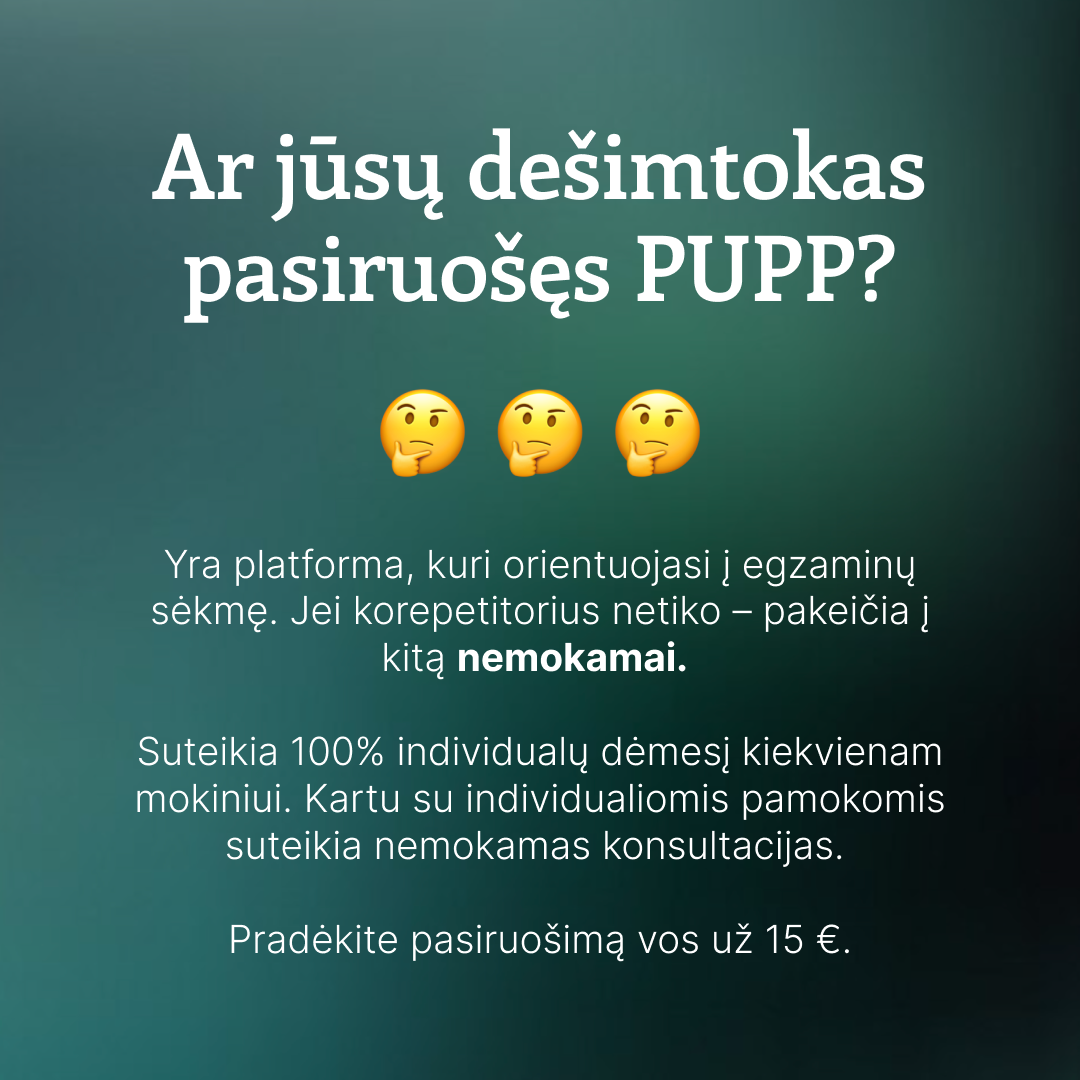 Matematikos Korepetitorė Justina Facebook ad