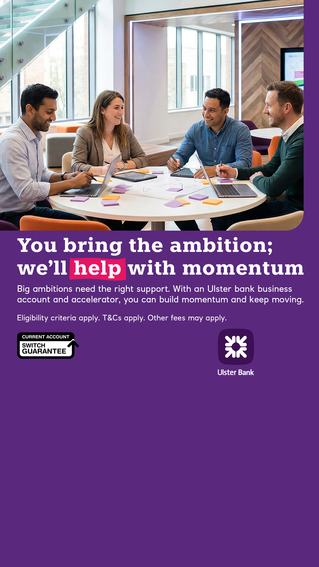 Ulster Bank Northern Ireland Facebook ad