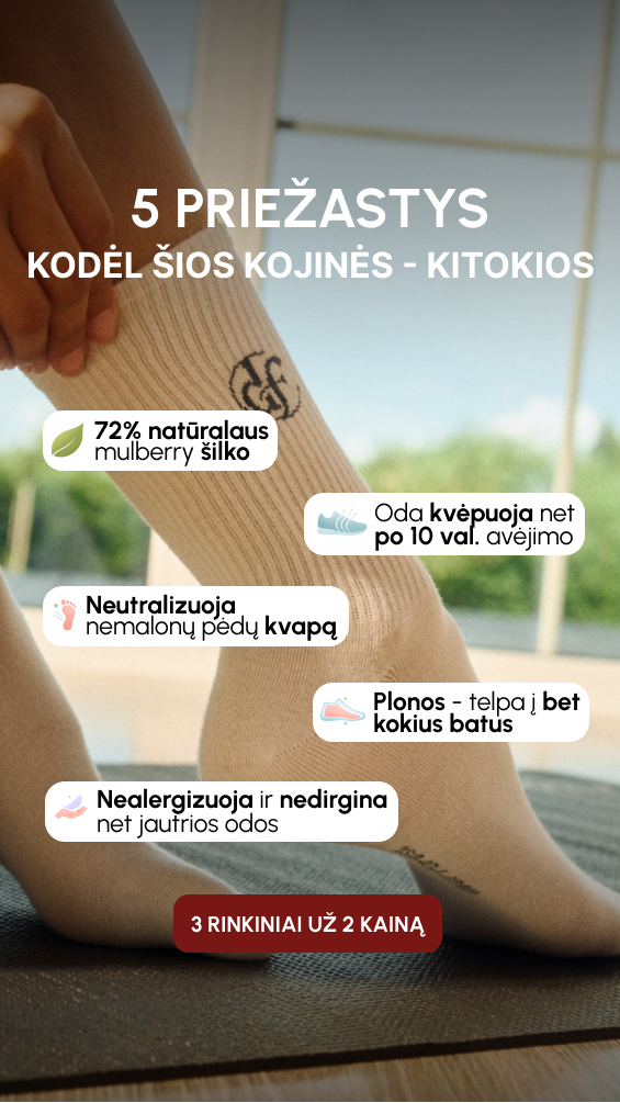 Deerforest Facebook ad: Naujiena! Ilgos šilkinės kojinės