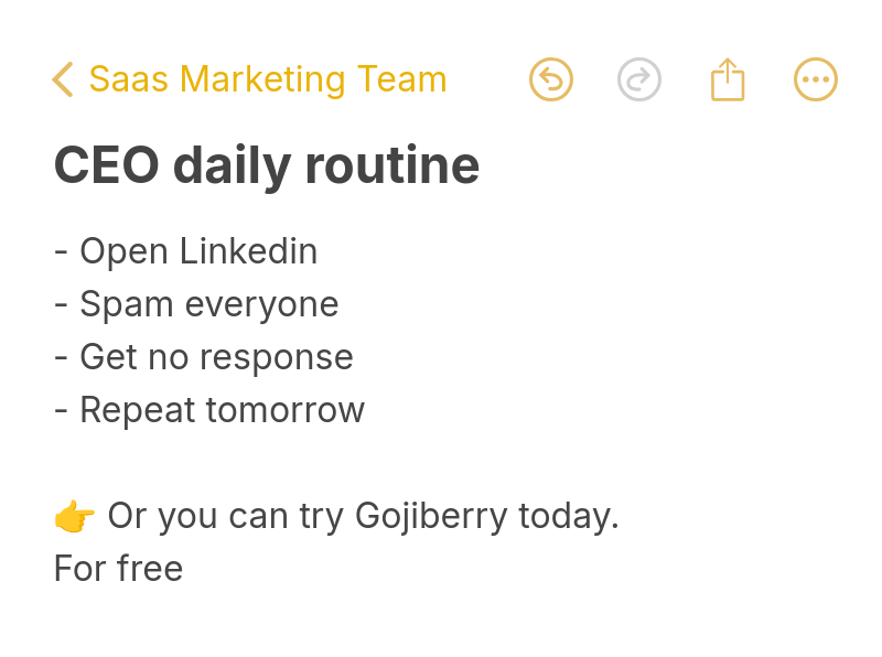 Gojiberry AI Facebook ad