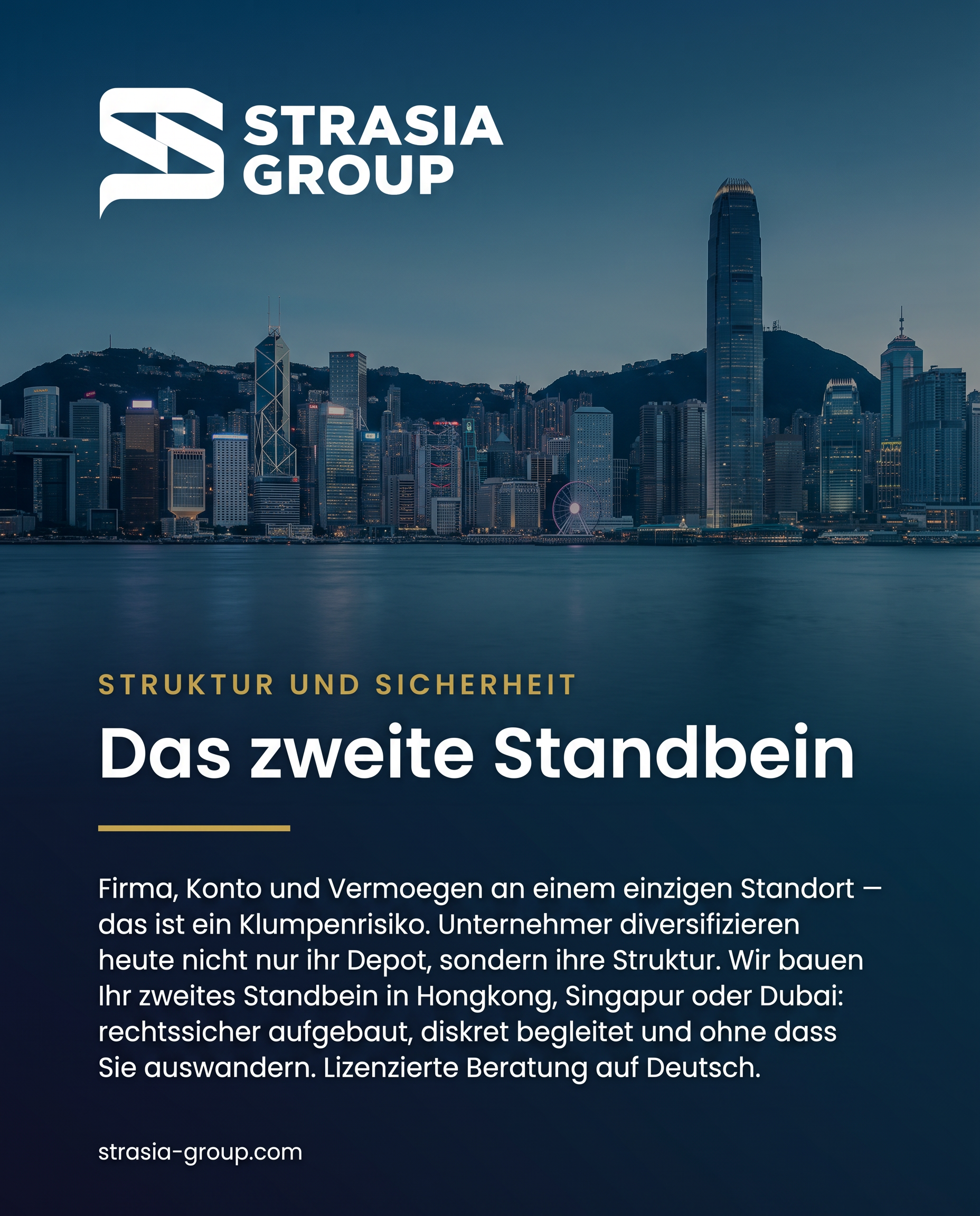 Strasia Group Facebook ad: Das zweite Standbein für Ihr Unternehmen