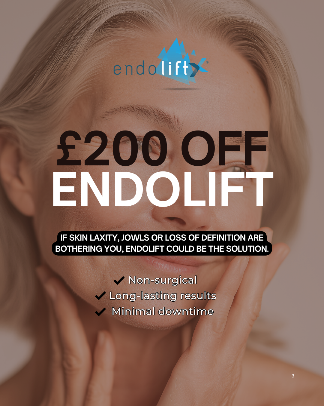 Epsom Skin Clinics Facebook ad: Introducing Endolift, £200 Voucher Available