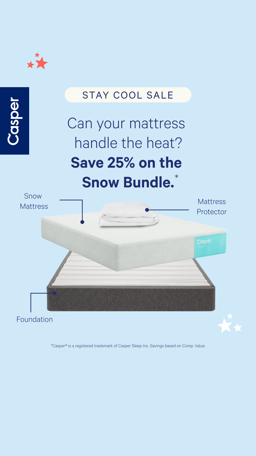Casper Facebook ad
