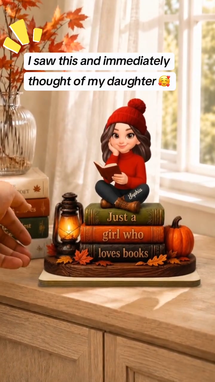 Pawesome House Custom Gifts Facebook ad: She already has the books-now give her something…