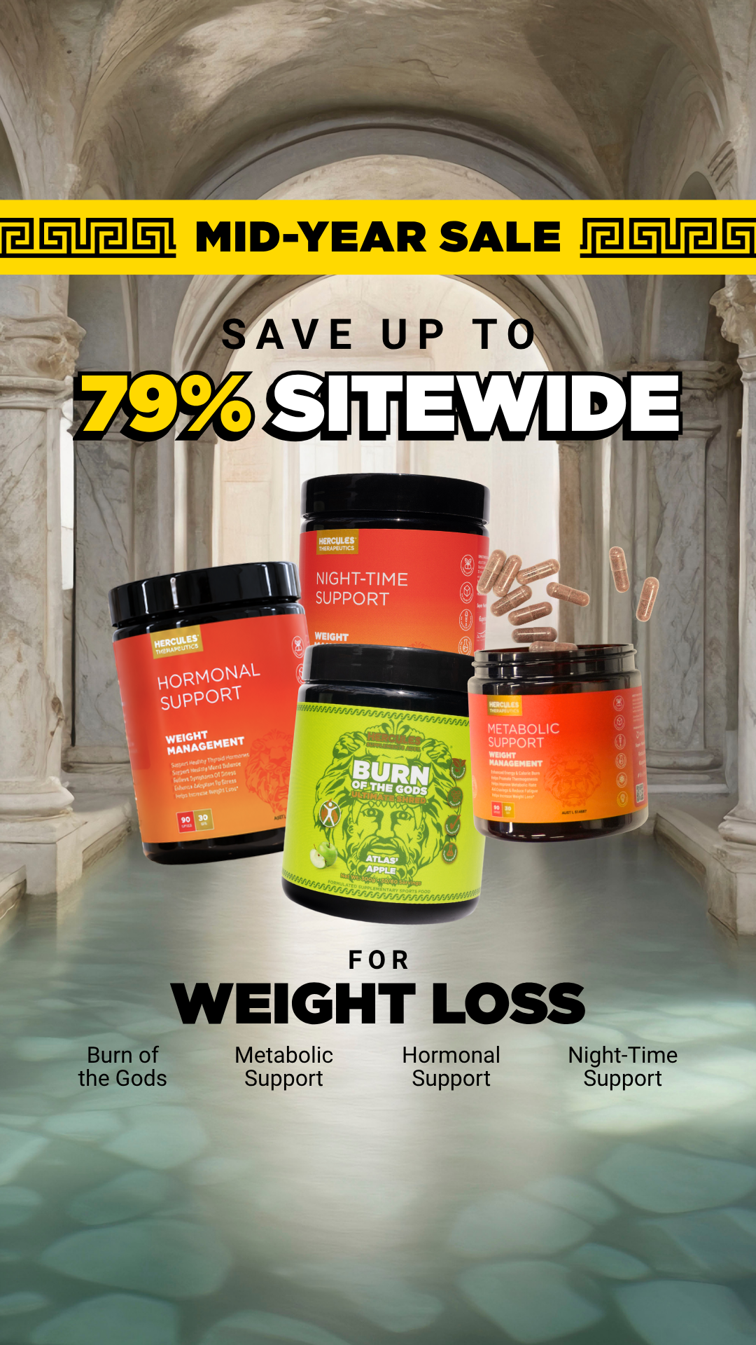 Hercules Supplements Aust Facebook ad