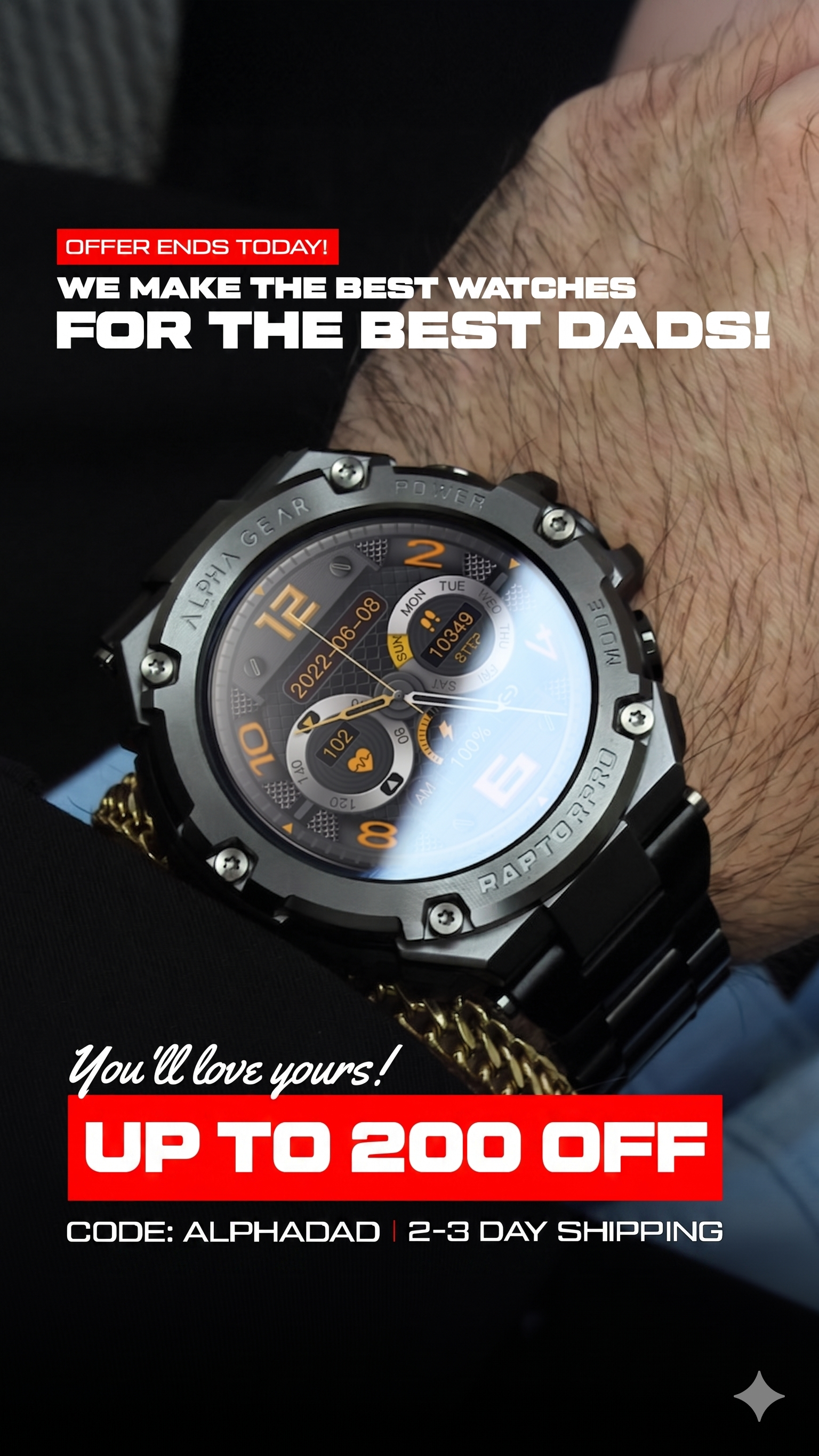 AlphaGear USA Facebook ad