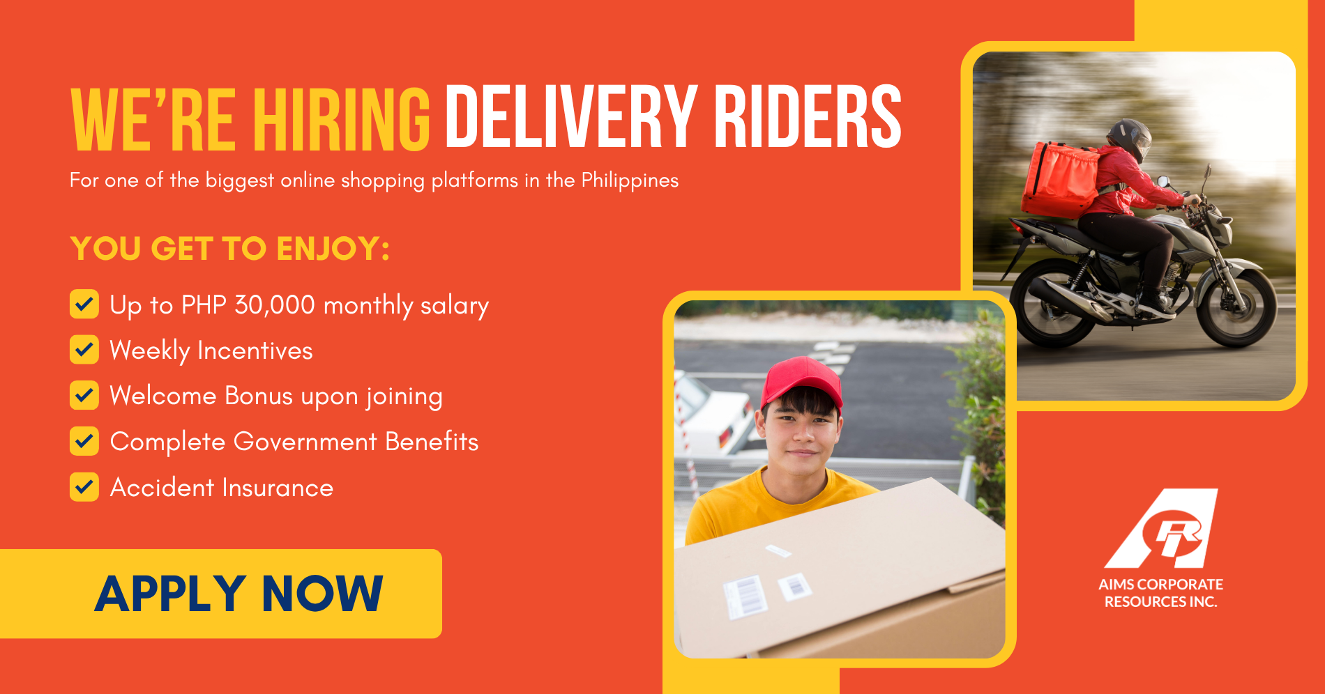 AIMS Corporate Resources Inc. Facebook ad from Dec 22, 2025