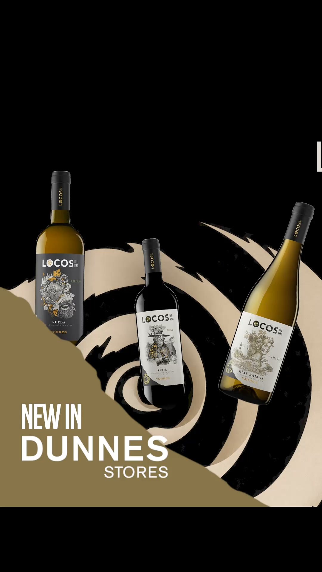 Somos locos del vino Facebook ad: Cork, meet your new Spanish wines.