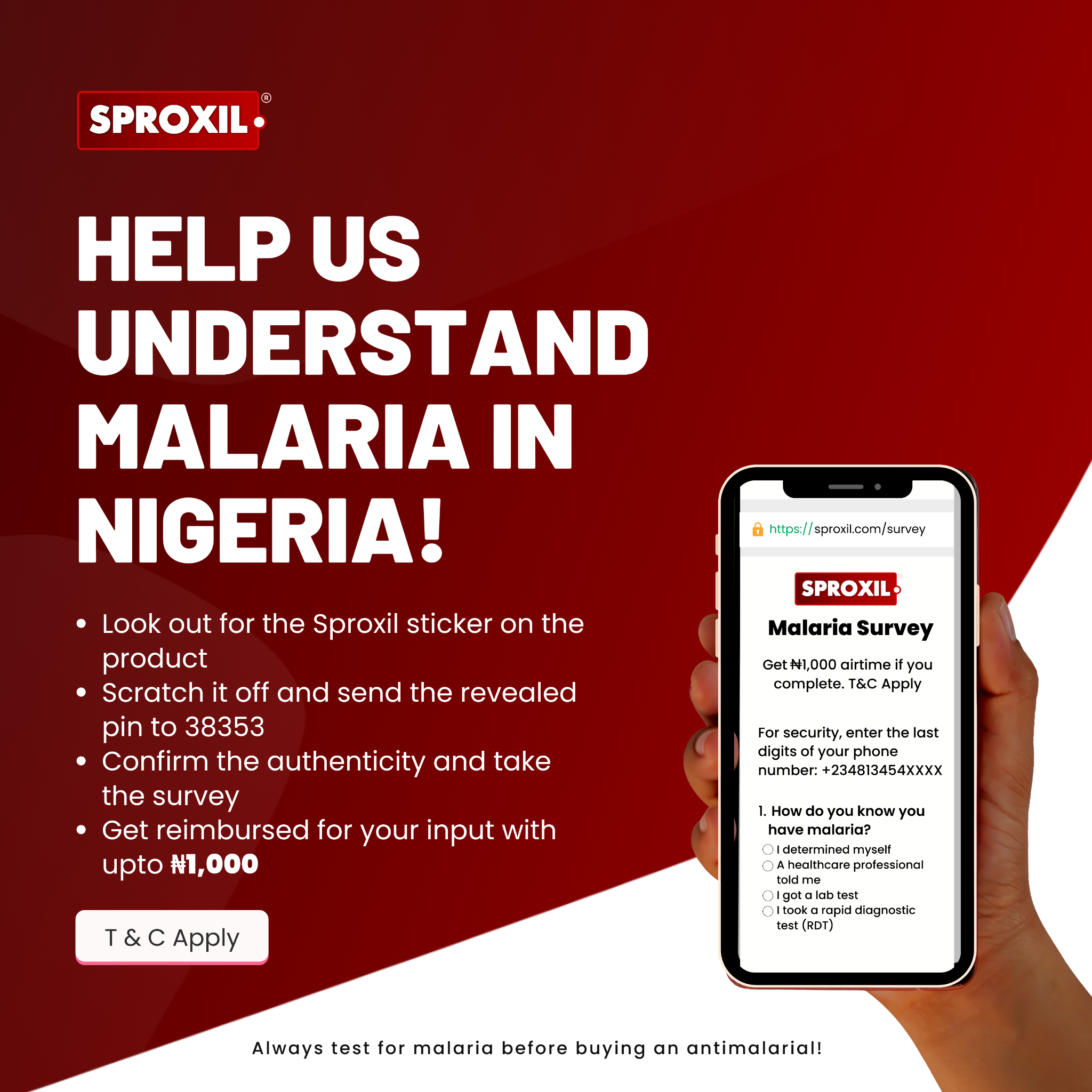 Sproxil Nigeria Facebook ad