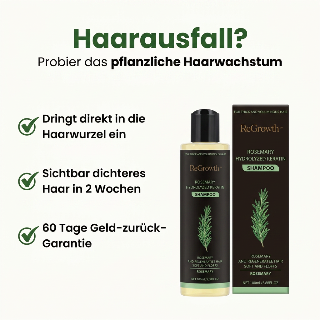 Claudia Weber Facebook ad: Dichteres, kräftigeres Haar beginnt hier