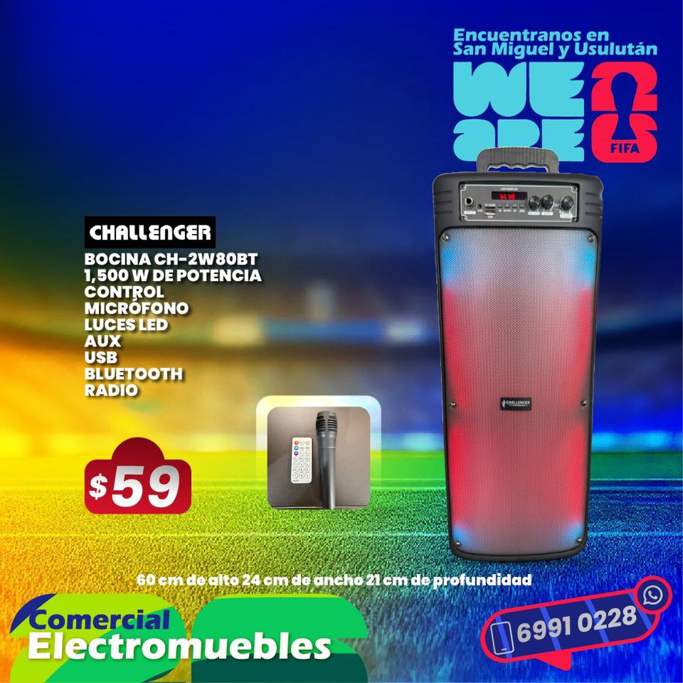 Comercial Electromuebles Facebook ad: ¡Vive la emoción del fútbol con las mejores…