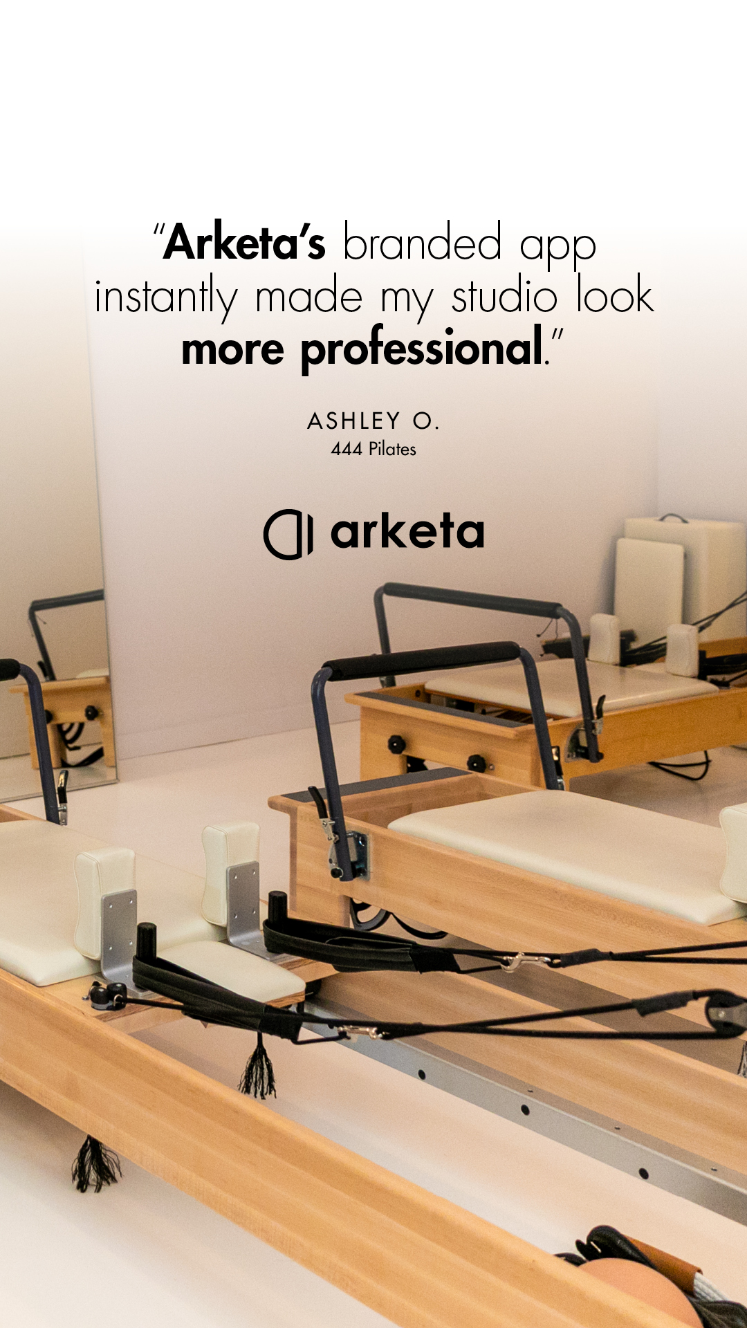 Arketa Facebook ad: Choose Arketa