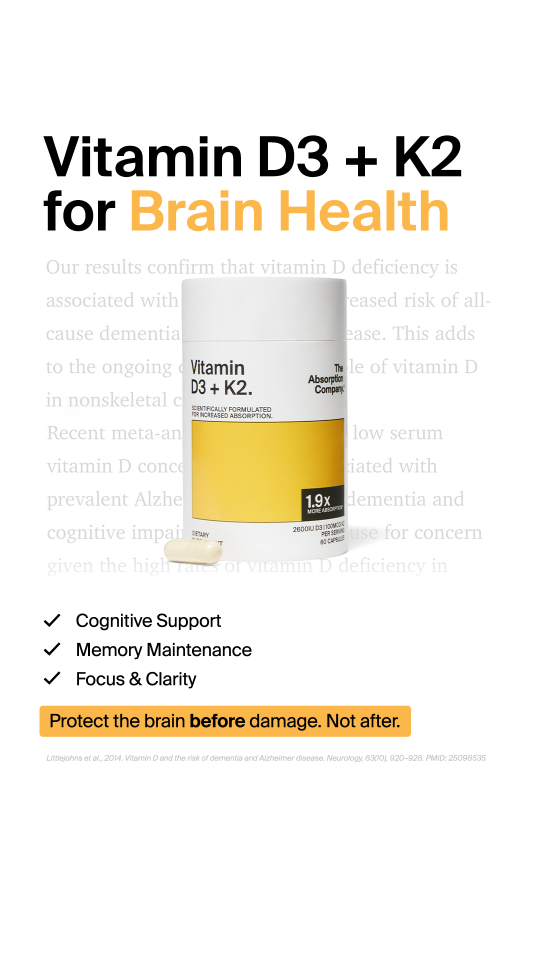 The Absorption Company Facebook ad