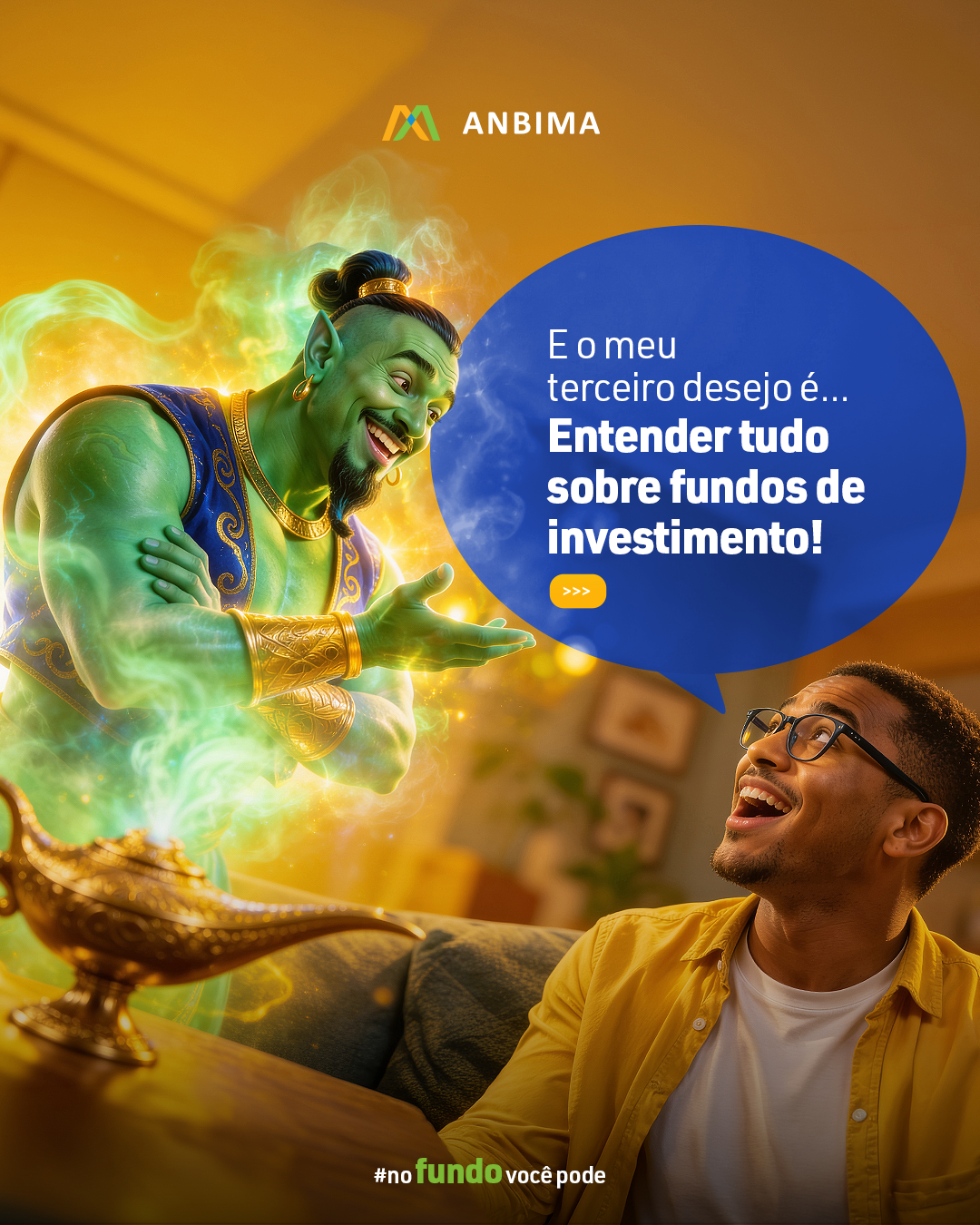 ANBIMA Facebook ad: Existem desejos que são difíceis de realizar, tipo…