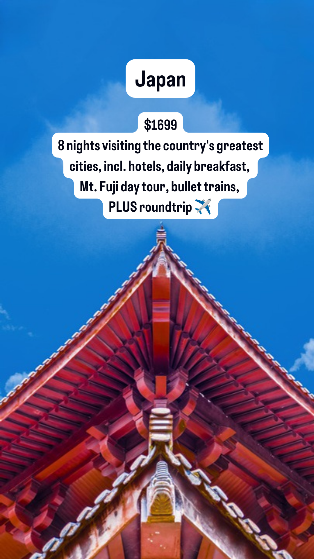 Travelzoo Facebook ad