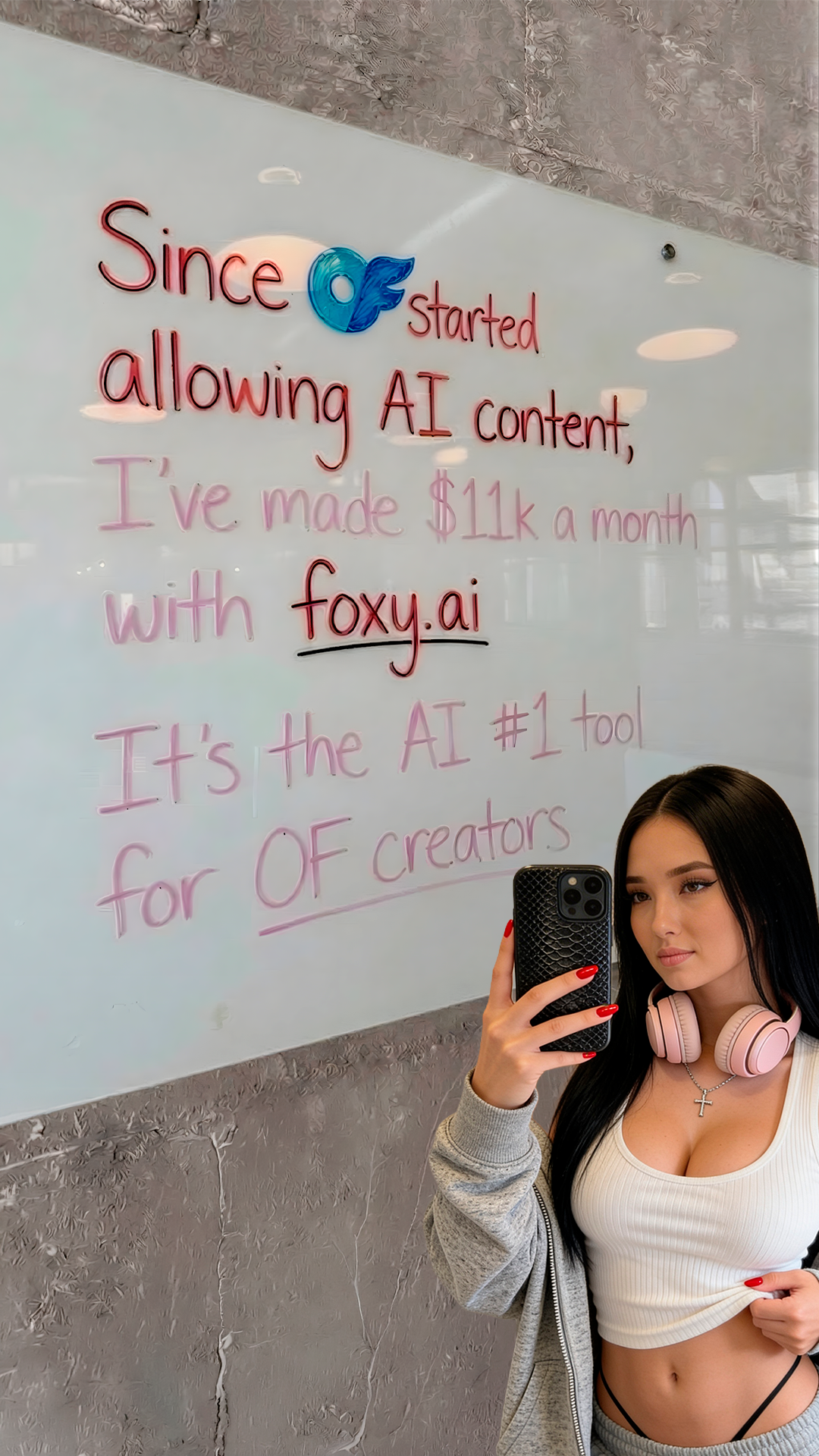 Foxy.ai Facebook ad