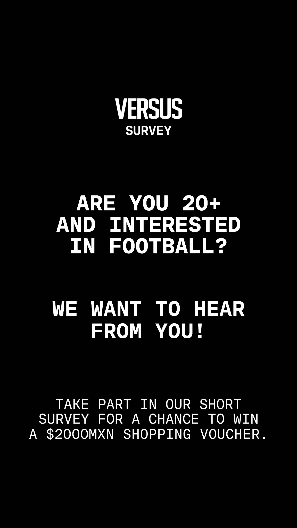 VERSUS Facebook ad from Jul 3, 2026