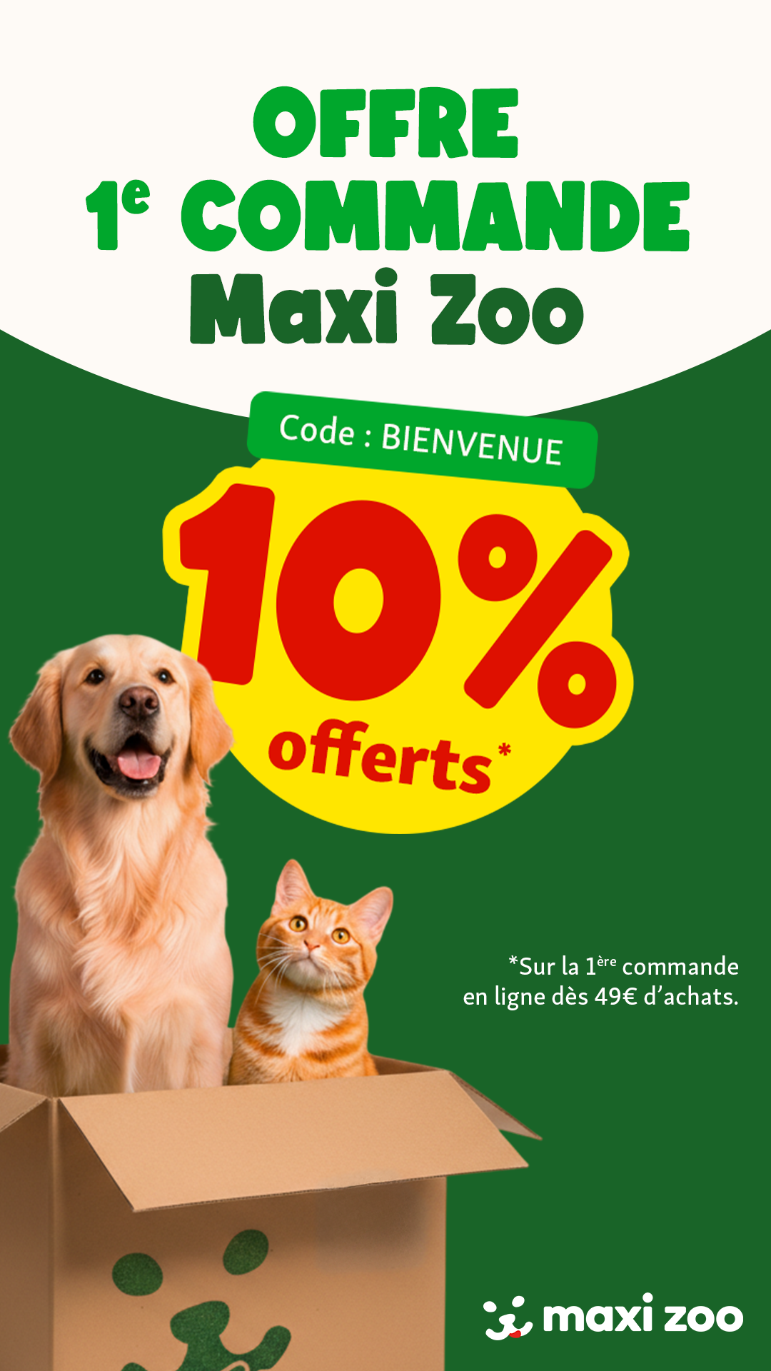 Maxi Zoo France Facebook ad