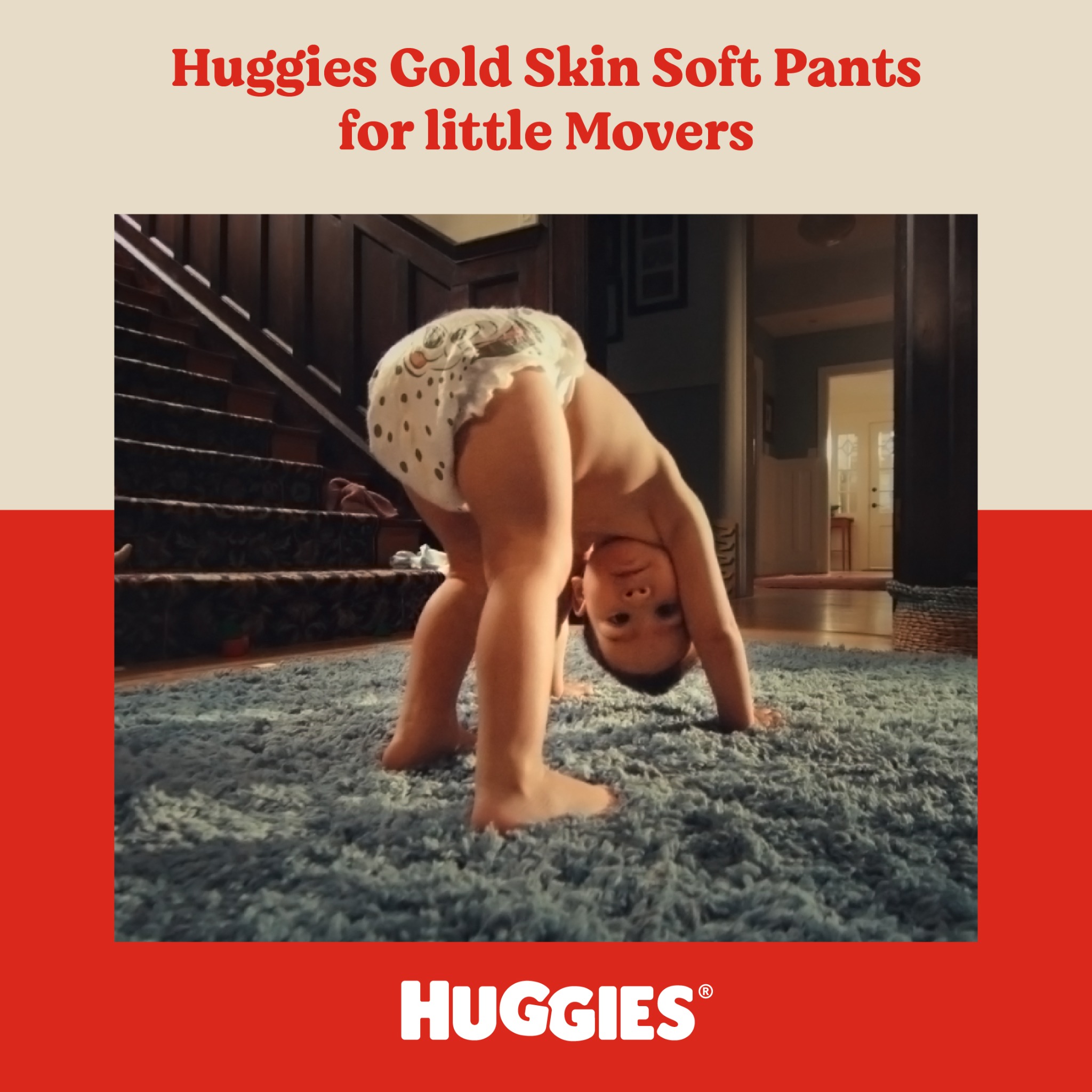 Huggies SA Facebook ad: Hey, little mover.