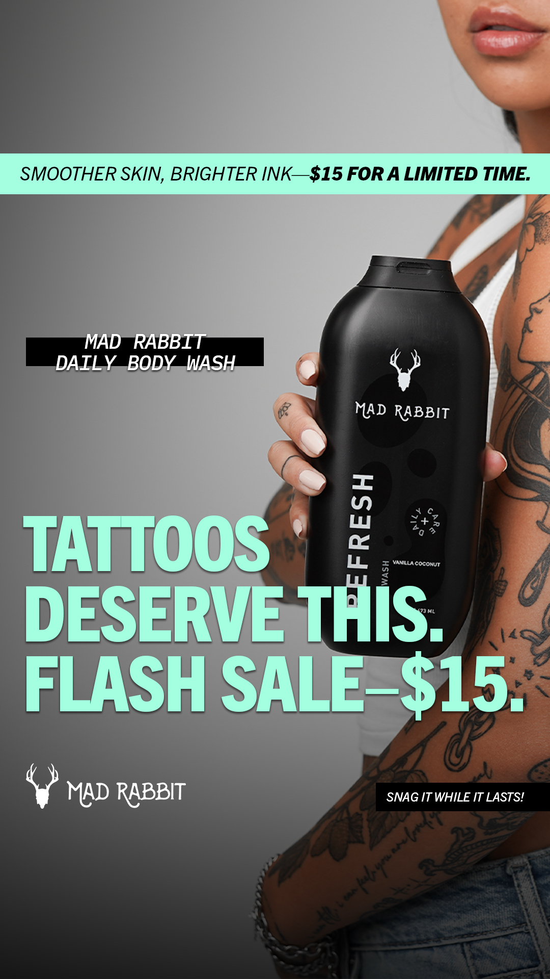 Mad Rabbit Tattoo Facebook ad