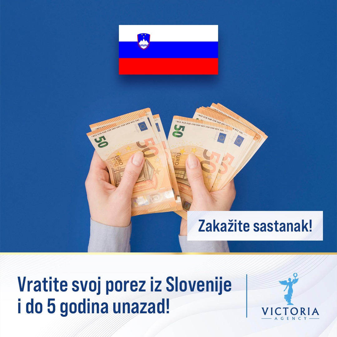 Victoria Agency Facebook ad: Povrat poreza za Balkance koji rade u EU preko Slovenije