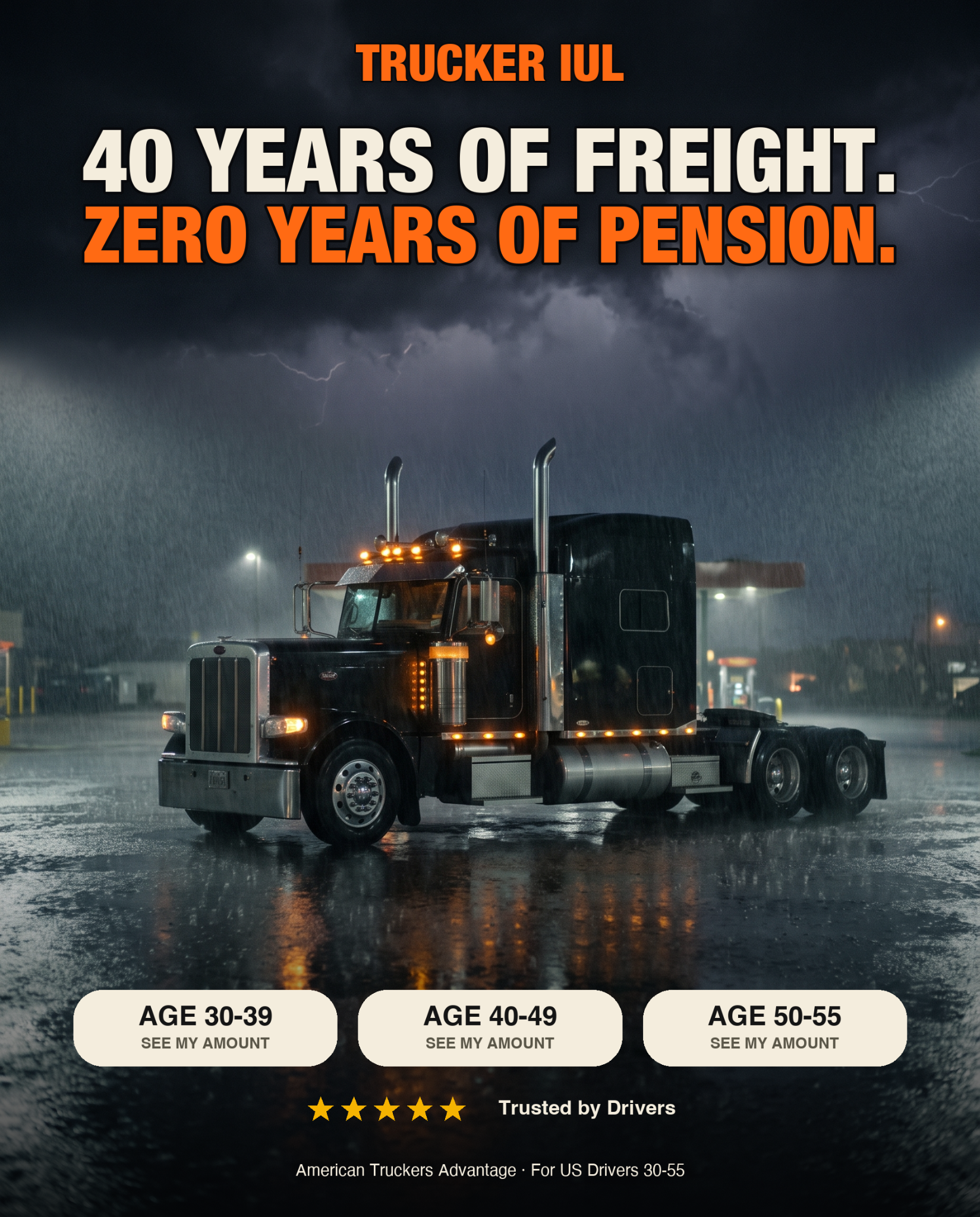 The American Trucker Advantage Facebook ad