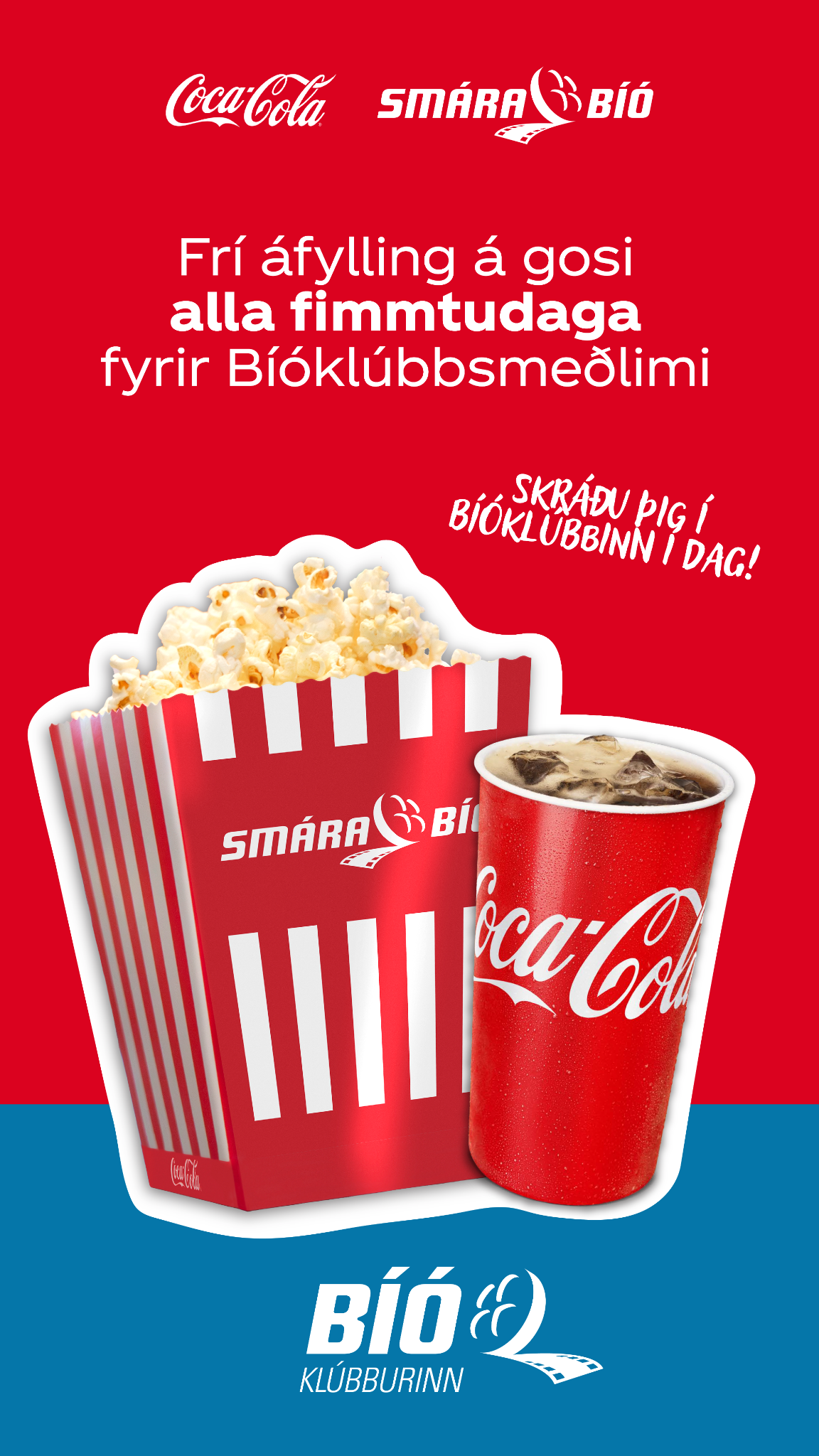 Smárabíó Facebook ad from Apr 3, 2025