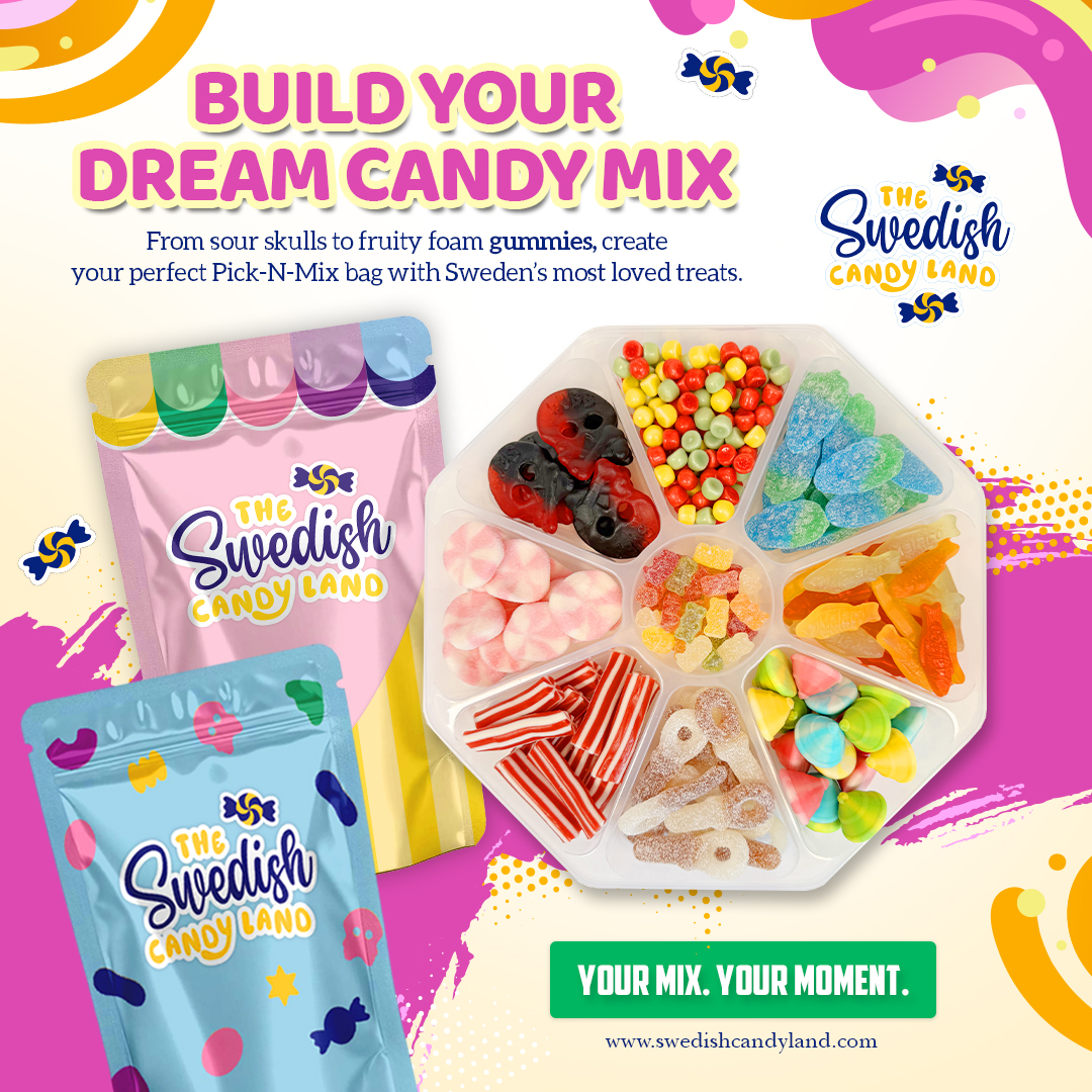 Swedish Candy Land Facebook ad