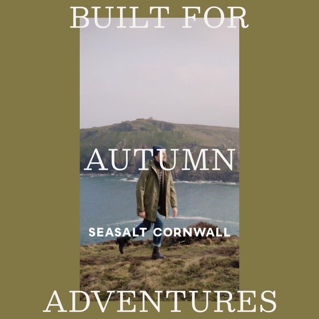 Seasalt Cornwall Facebook ad: Clothes for an autumn on the go.