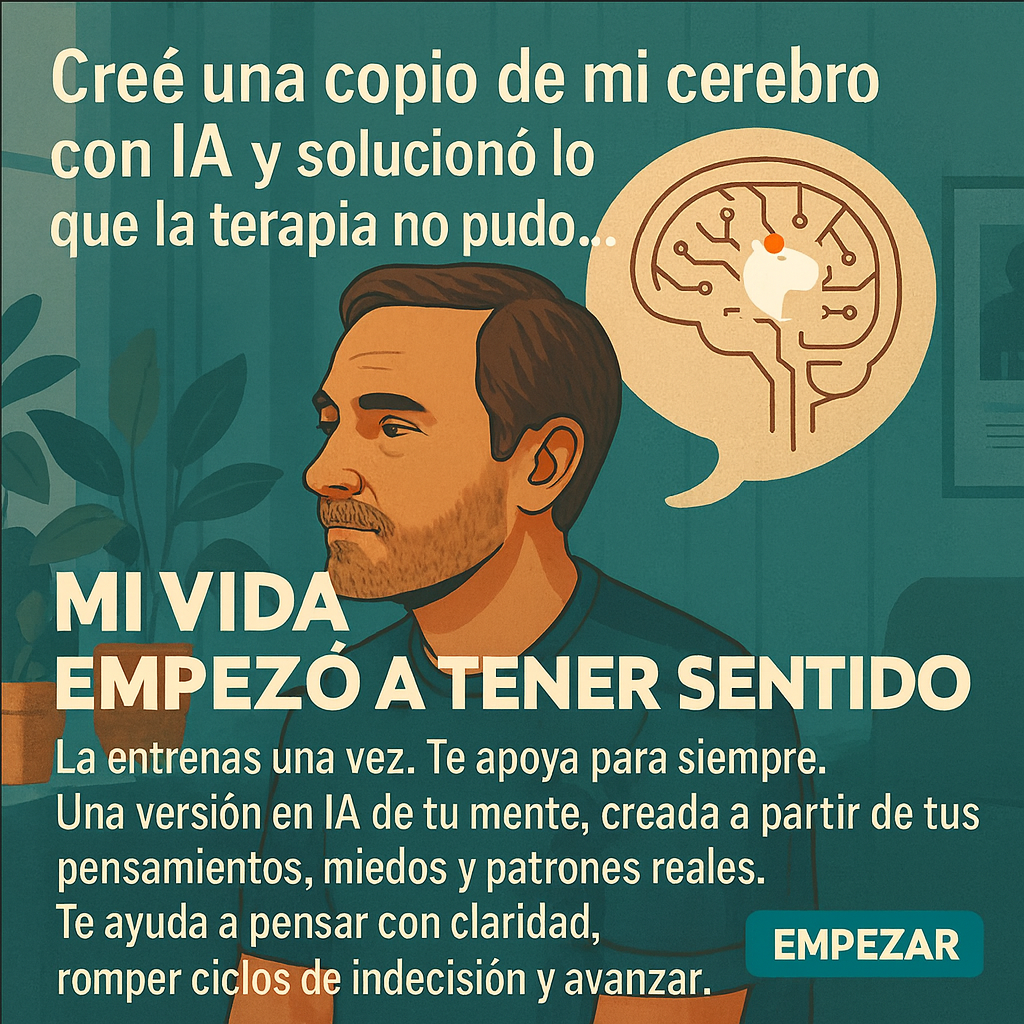 Copymind: AI twin for therapy Facebook ad