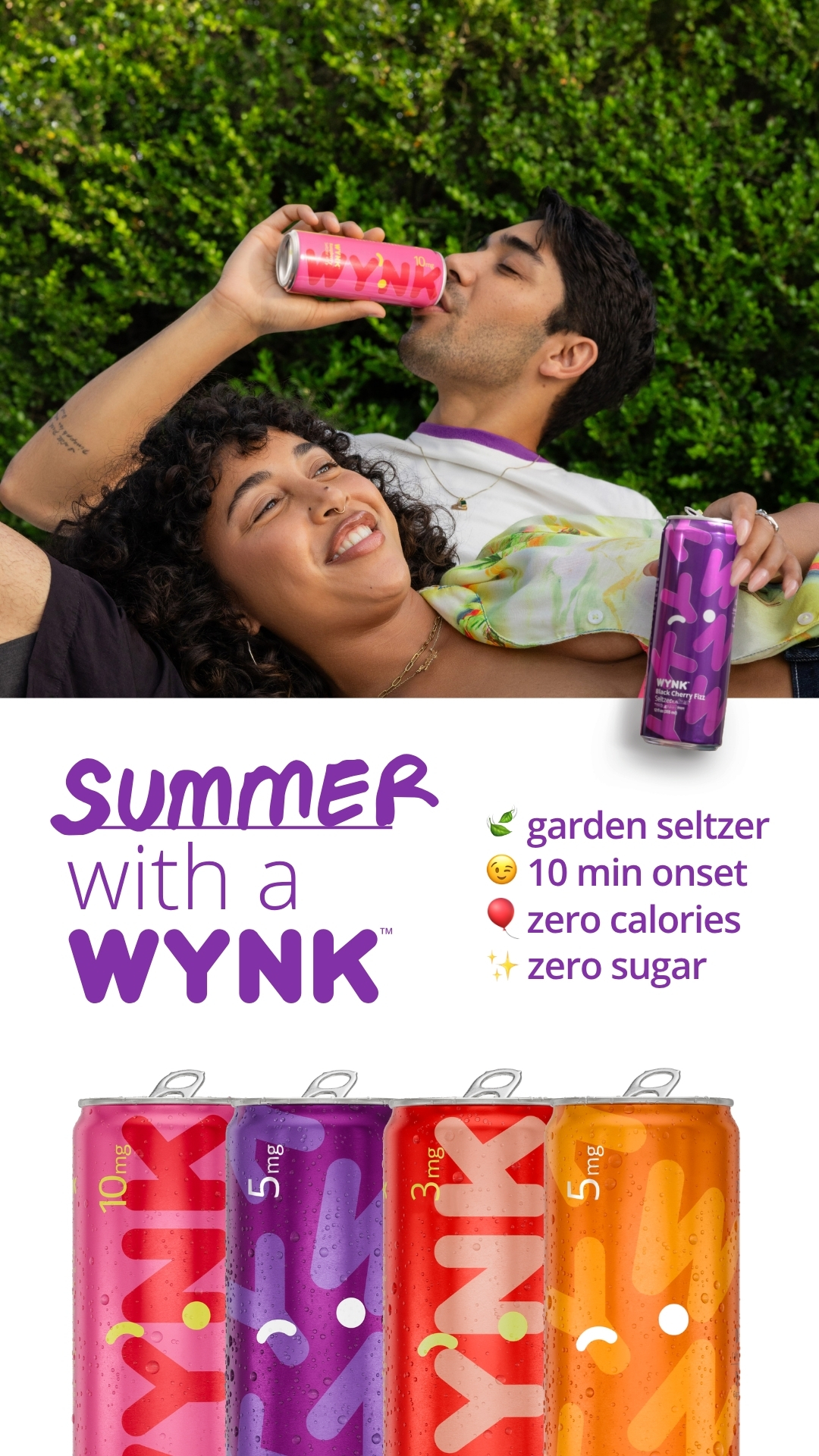 Wynk Seltzer Facebook ad