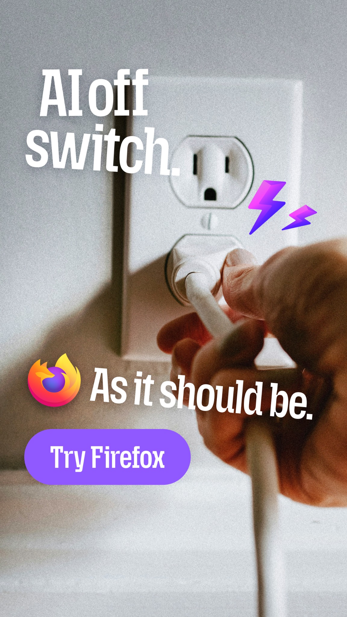 Firefox Facebook ad