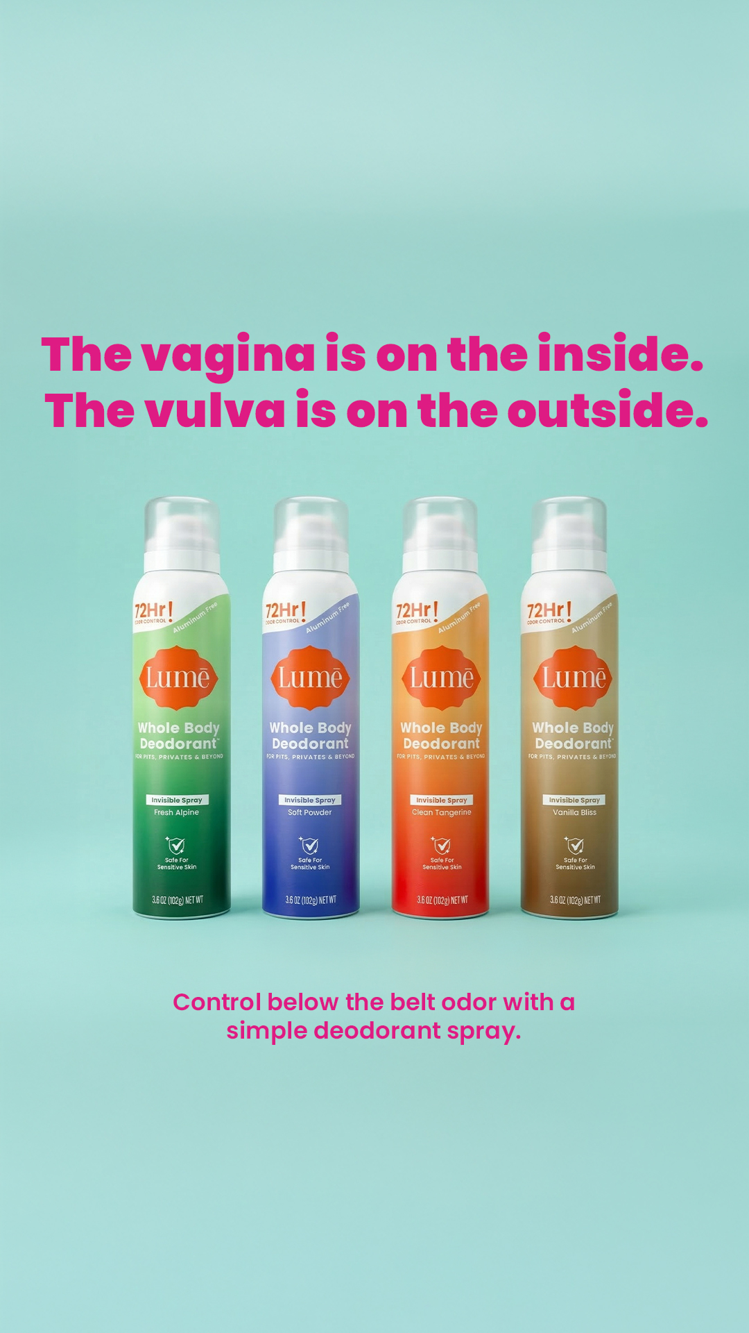 Lume Deodorant Facebook ad