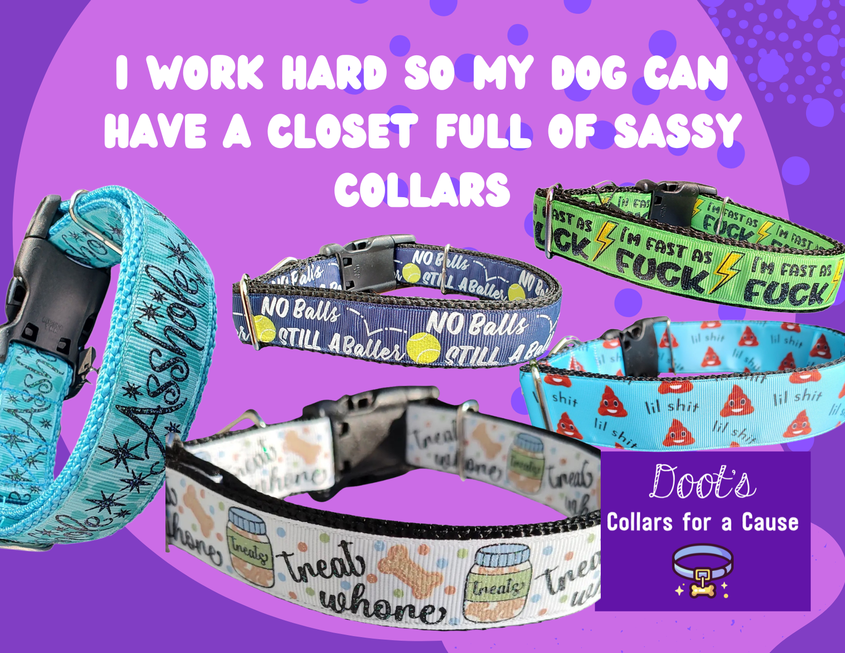 Doot's Collars for a Cause Facebook ad: Hey Appleton! Did You Know That Doot's Dog Collars Give…