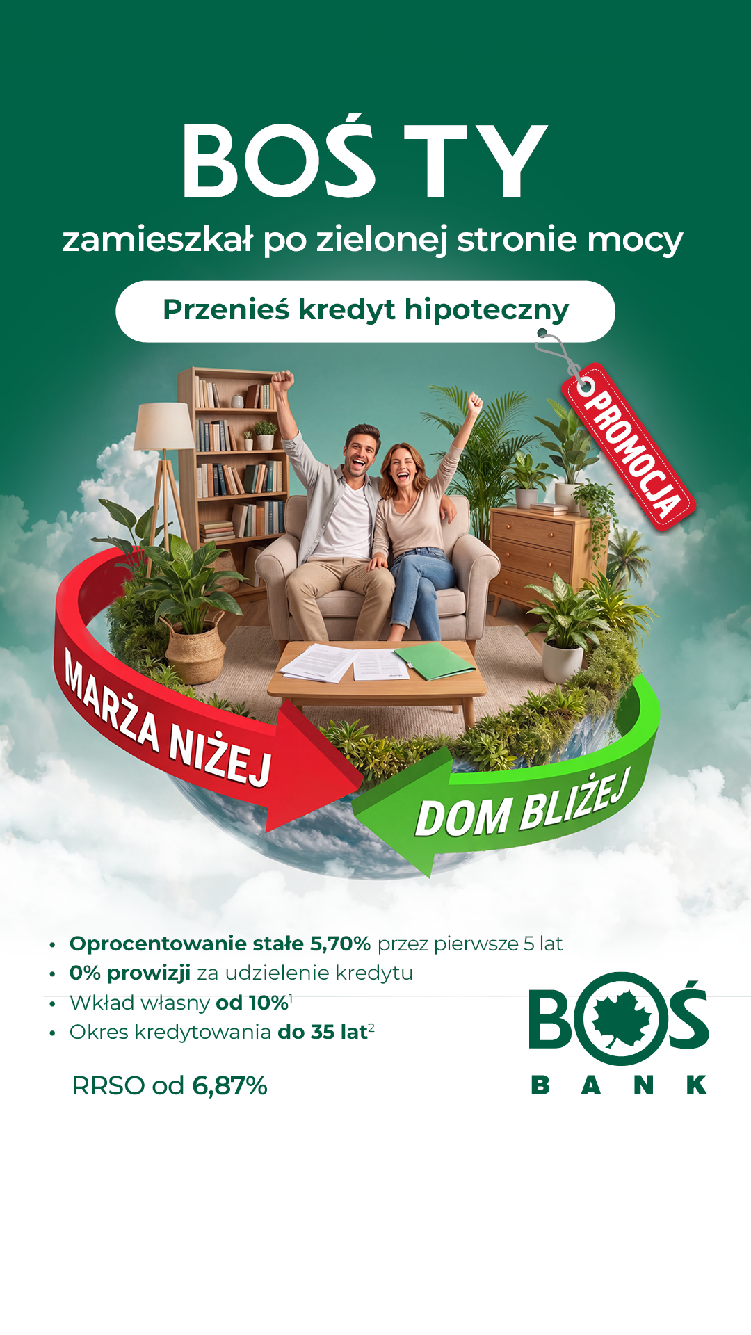 BOŚ Bank Facebook ad from Aug 6, 2026
