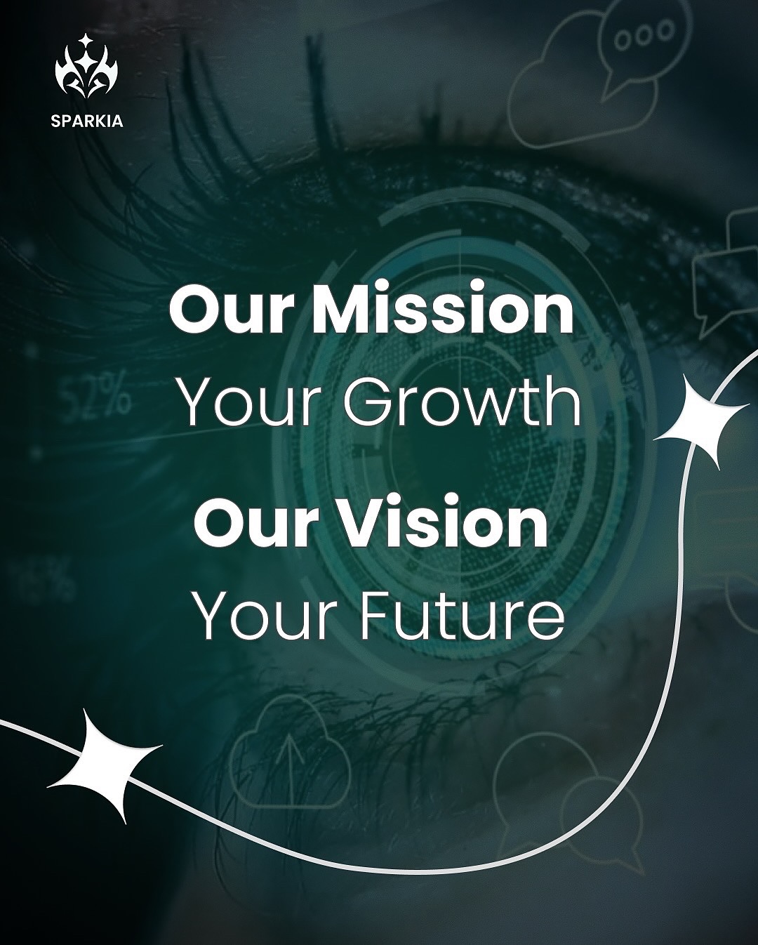 Sparkia Facebook ad: Chat With Us