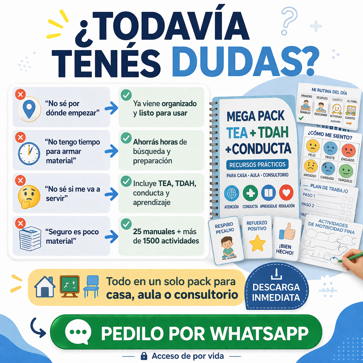 Nutre Mentes Kids Facebook ad: Resuelve tus dudas hoy