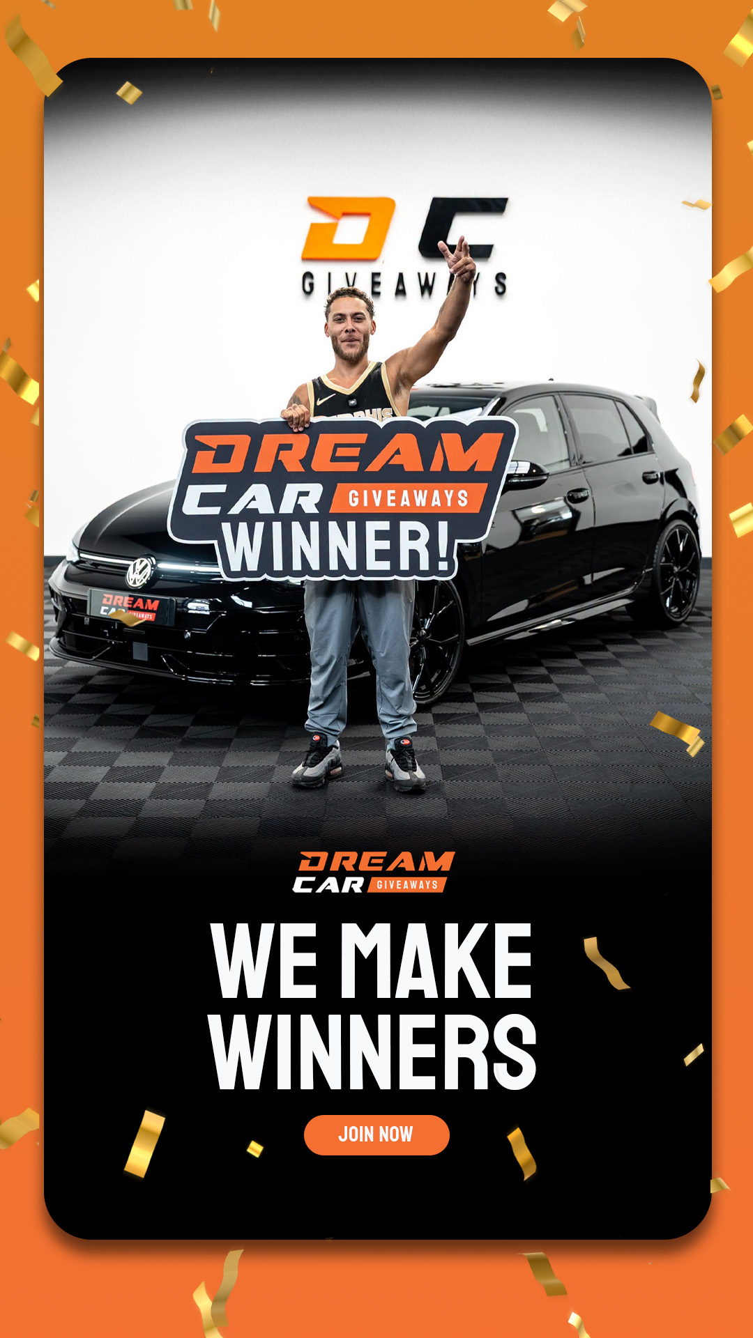 Dream Car Giveaways Facebook ad