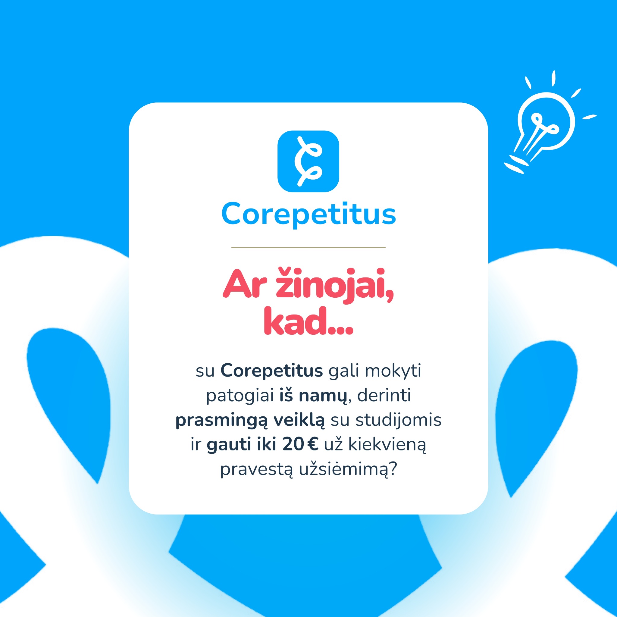 Corepetitus Facebook ad