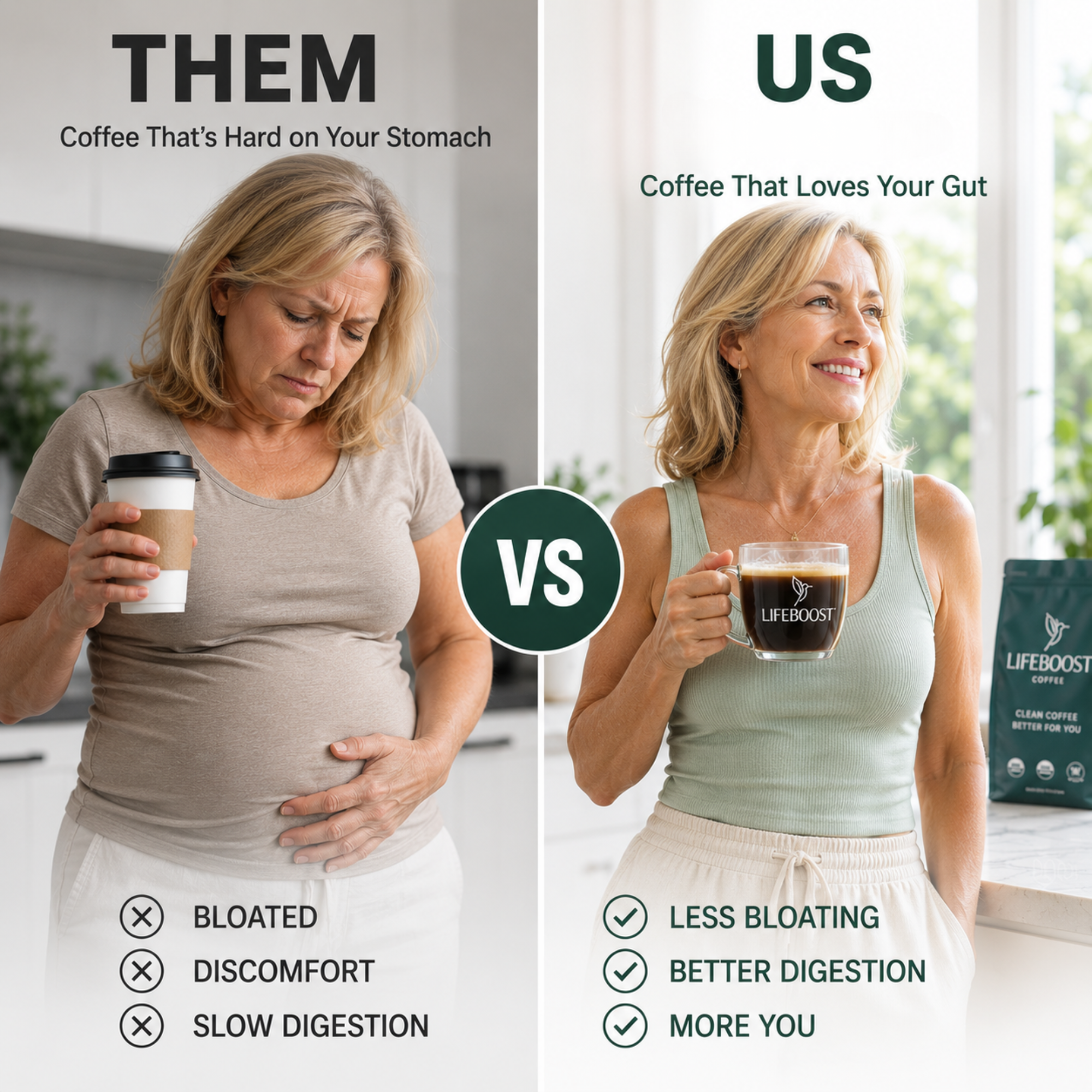 Lifeboost Coffee Facebook ad