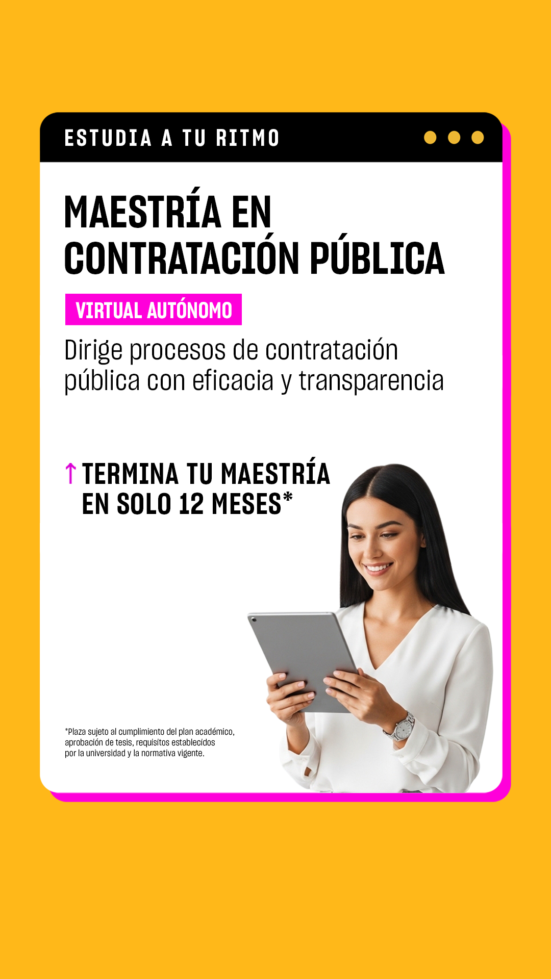 UPN Posgrado Facebook ad