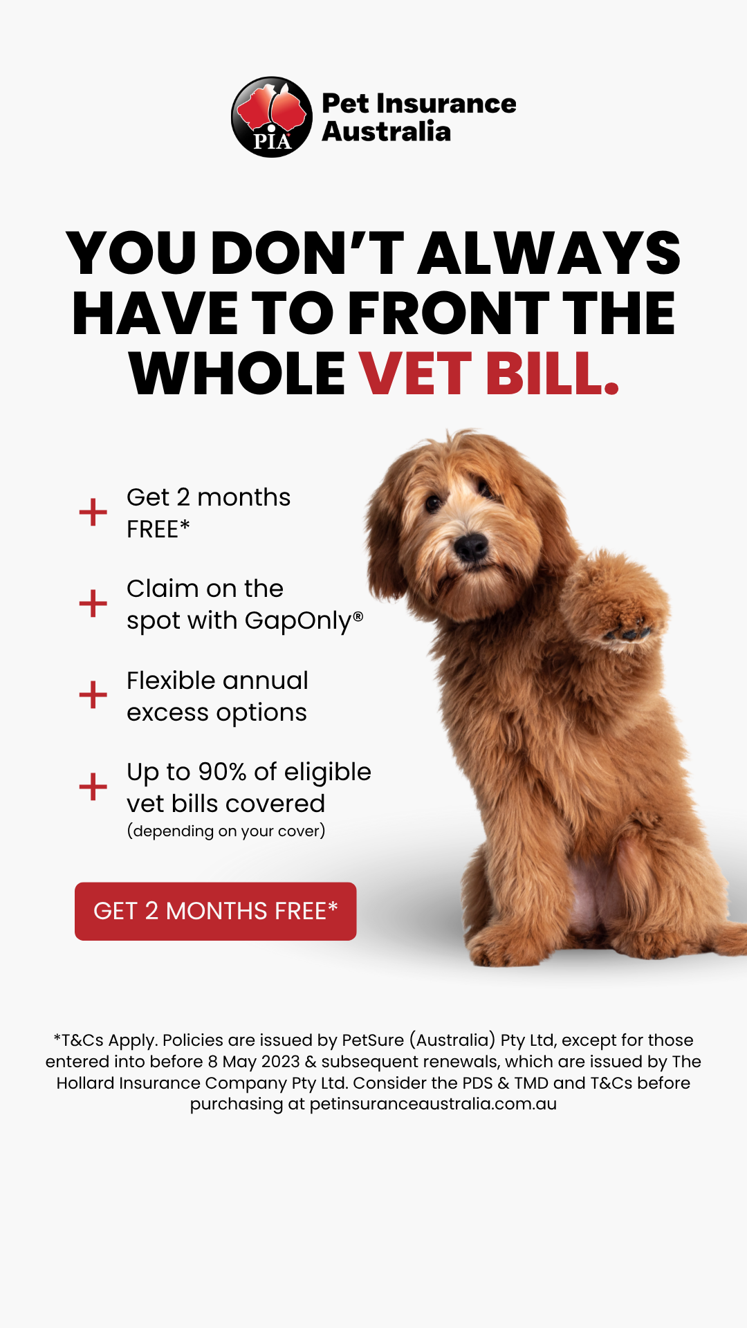 Pet Insurance Australia Facebook ad from Dec 8, 2025
