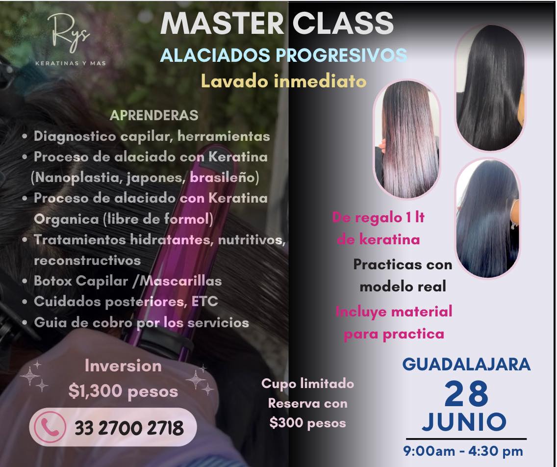 RYS Keratinas y más Facebook ad: Aprende y emprende con nuestra Máster Class de…
