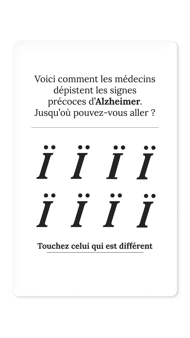 International Brain Test Facebook ad